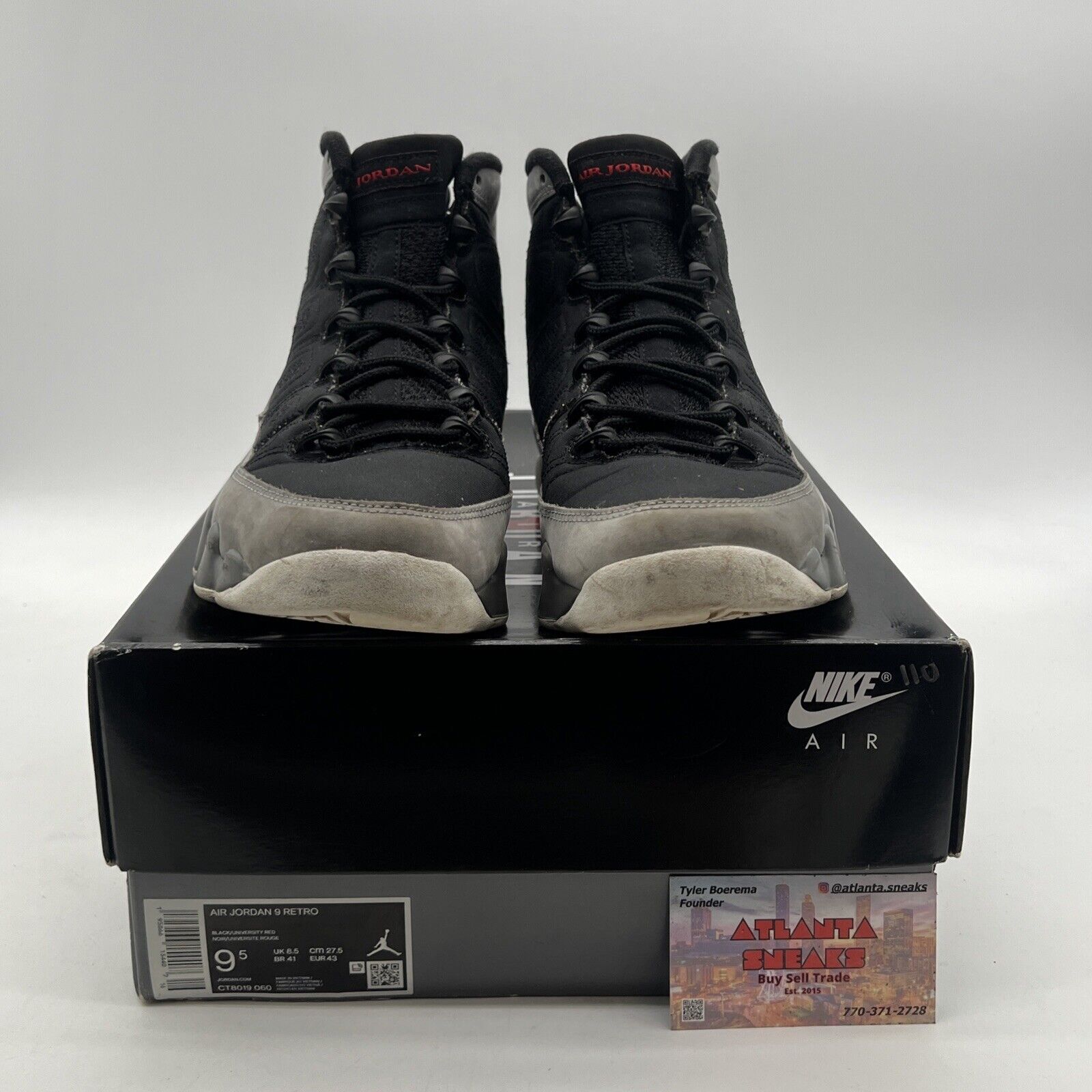 Size 9.5 - Air Jordan 9 Retro Particle Gray 2022 (CT8019-060)