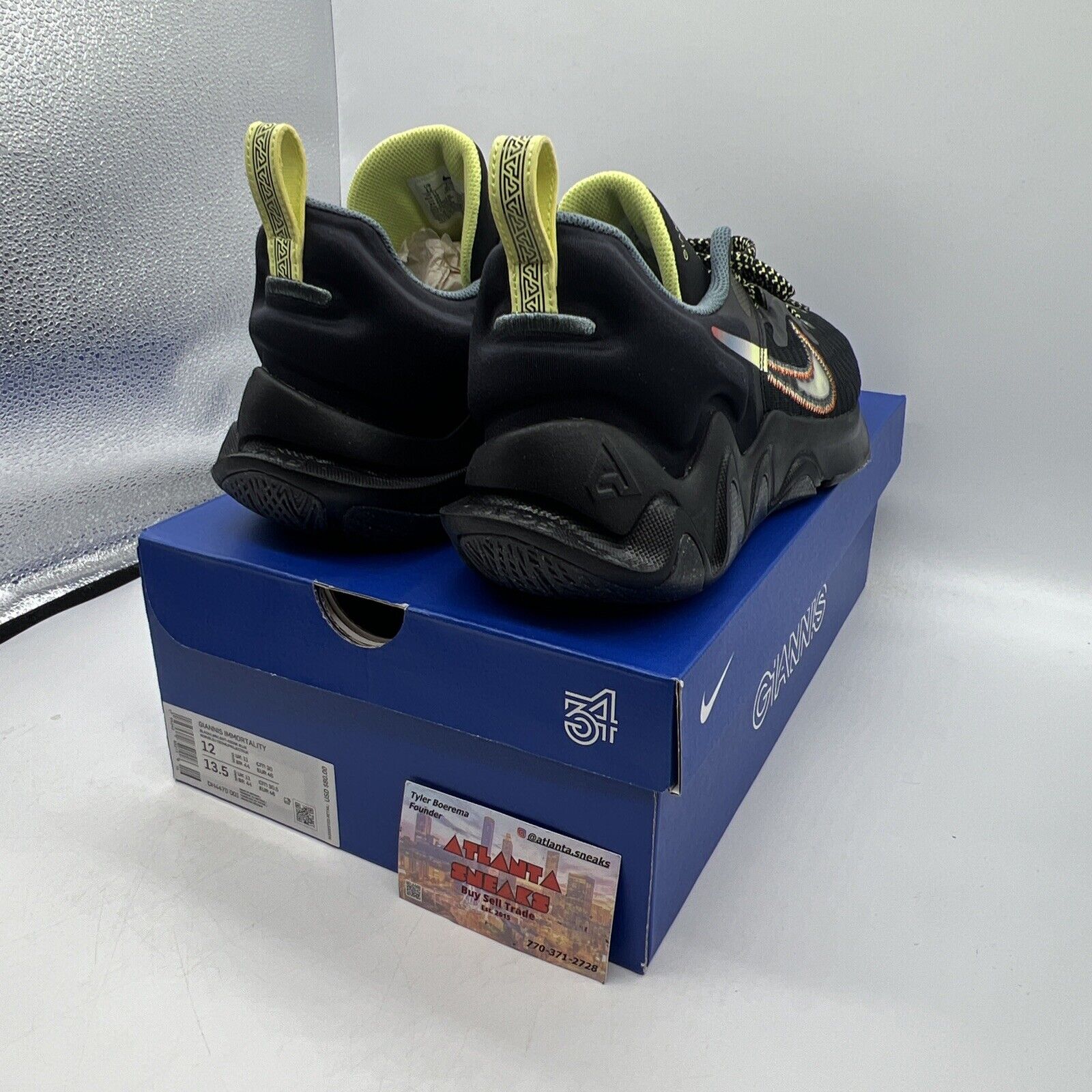 Size 7 - Nike Giannis Immortality Low Force Field Brand New Og All