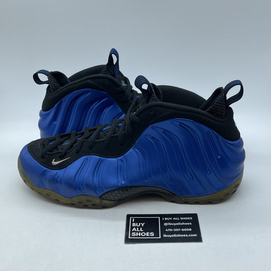 Size 11.5 - Nike Air Foamposite One XX Royal Blue Black Suede (895320-500)