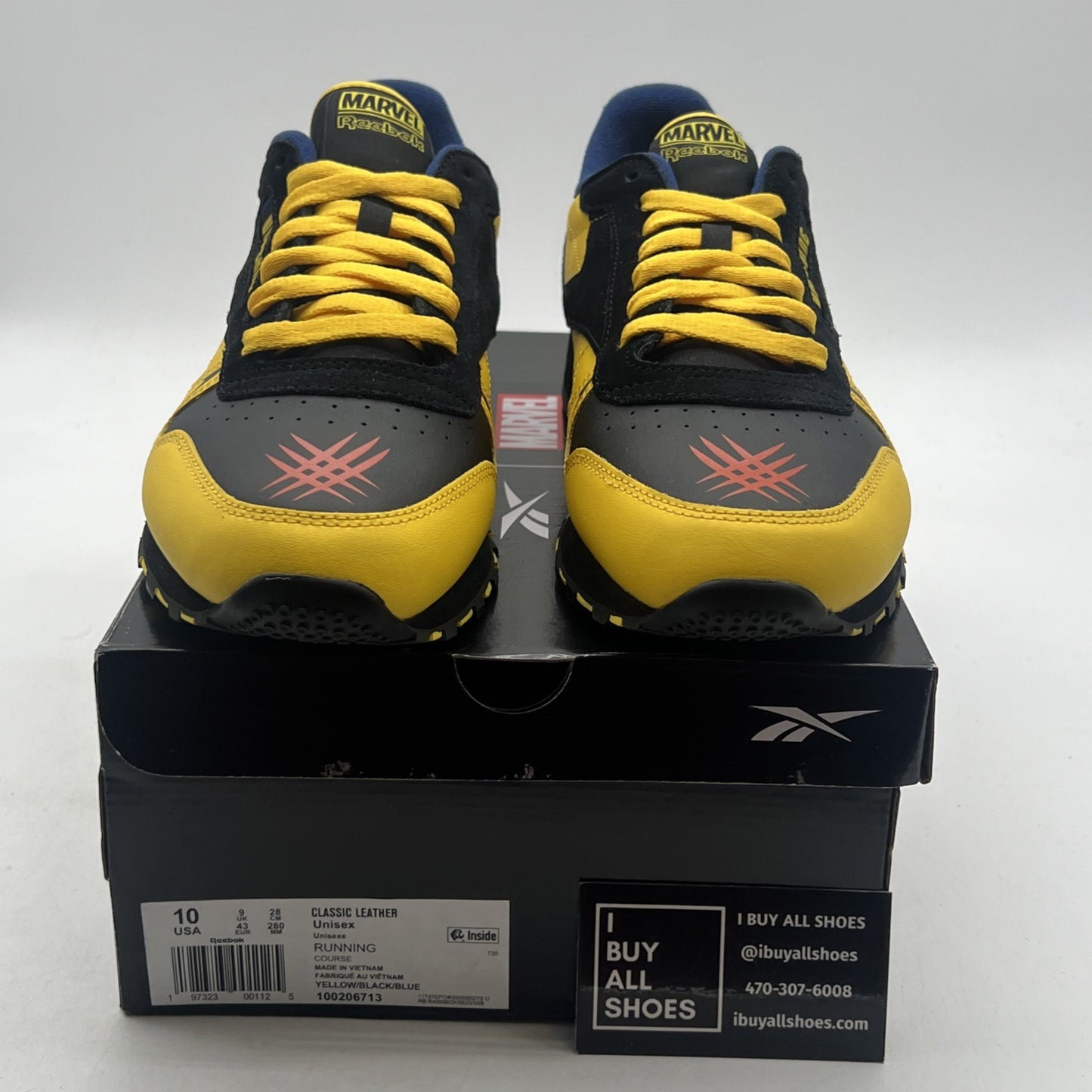 Size 10 - Reebok Marvel x Classic Leather Wolverine (100206713)