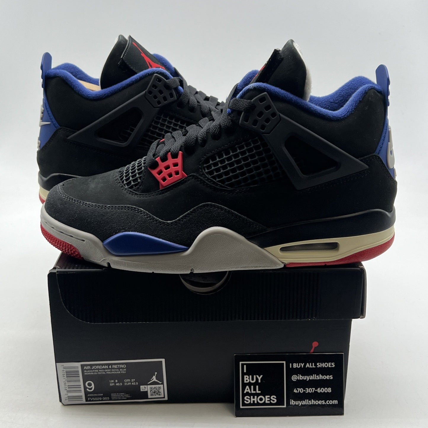 Size 9 - Air Jordan 4 Retro Rare Air - White Lettering (FV5029-003)