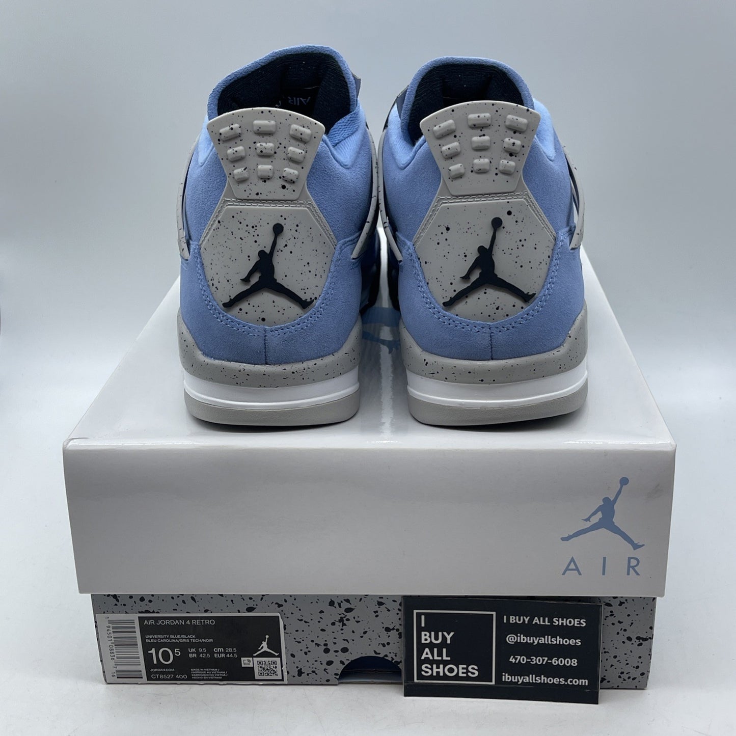 Size 10.5 - Air Jordan 4 Retro Mid University Blue (CT8527-400)