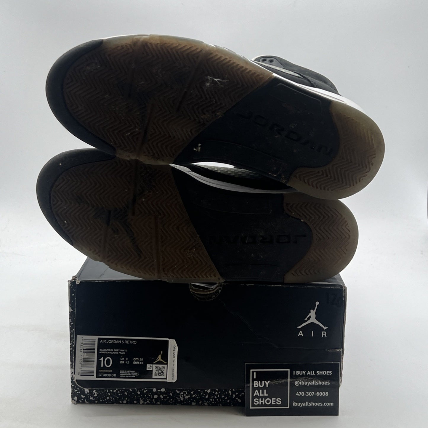 Size 10 - Air Jordan 5 Retro Mid Oreo (CT4838-011)
