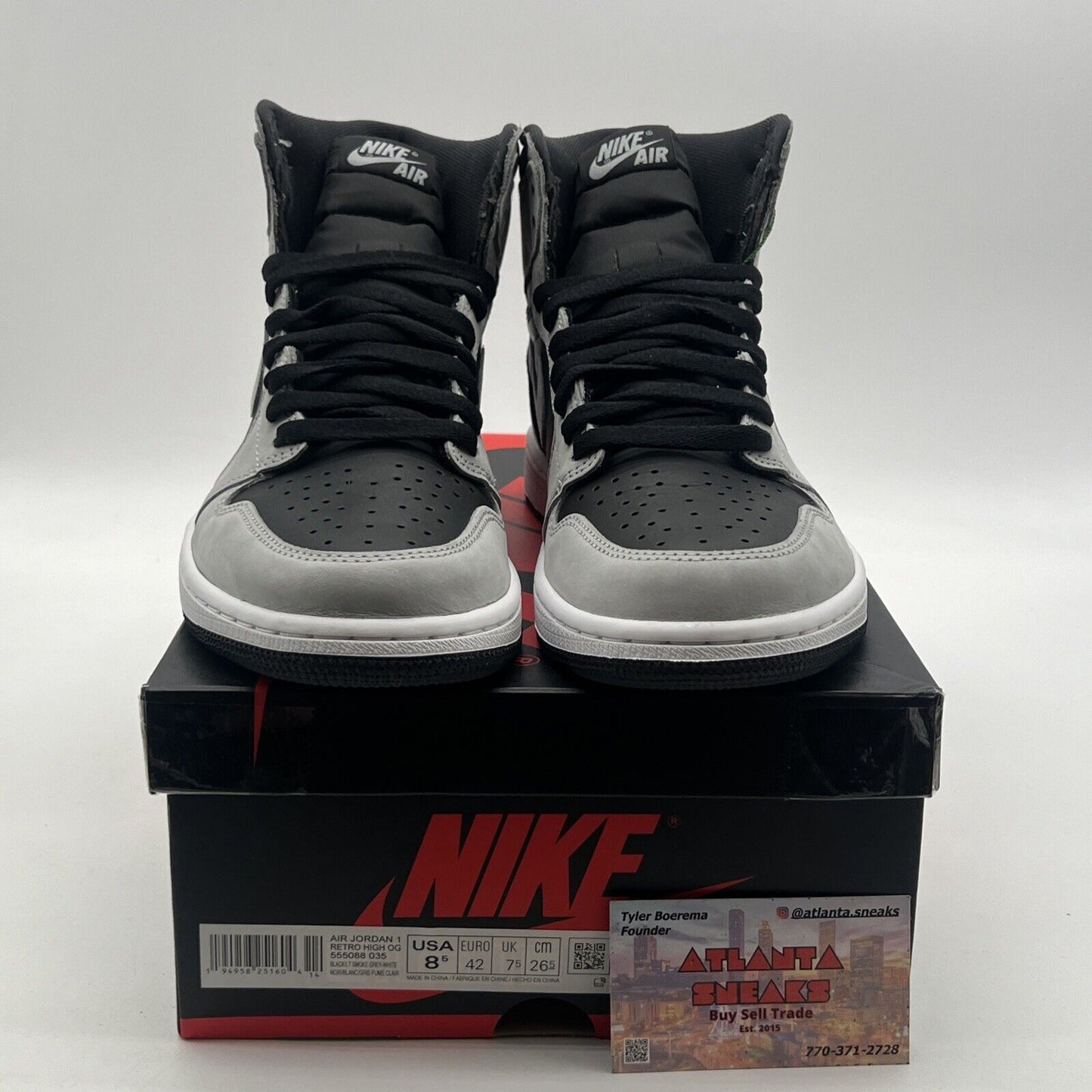 Size 8.5 - Air Jordan 1 Retro OG High Shadow 2.0 (555088-035)