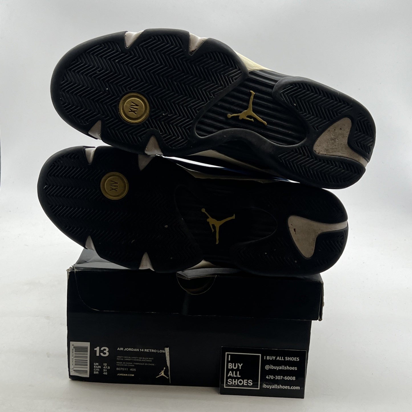 Size 13 - Air Jordan 14 Retro 2015 Low Laney (807511-405)