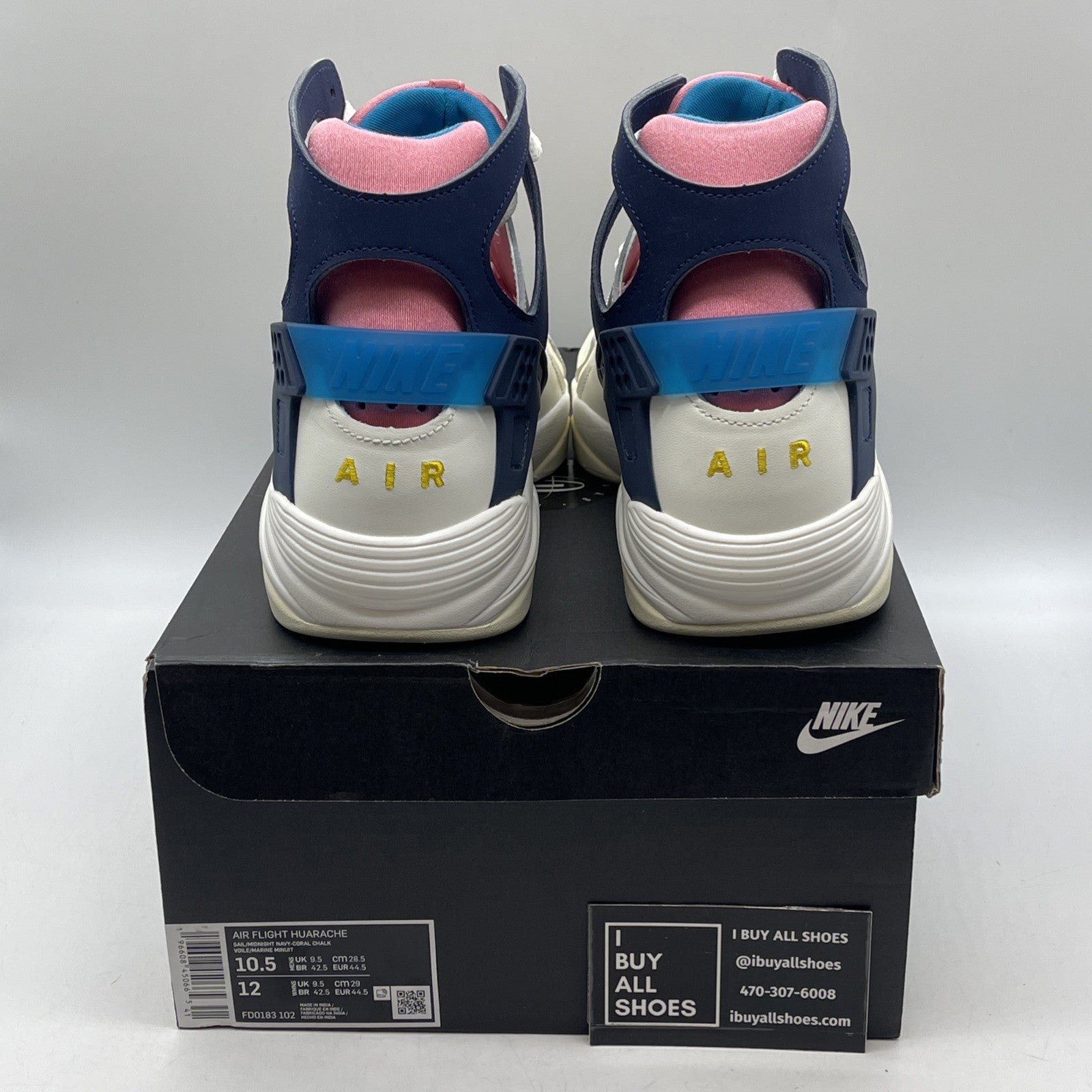 Size 10.5 - Nike Air Flight Huarache Nike Gear (FD0183-102)