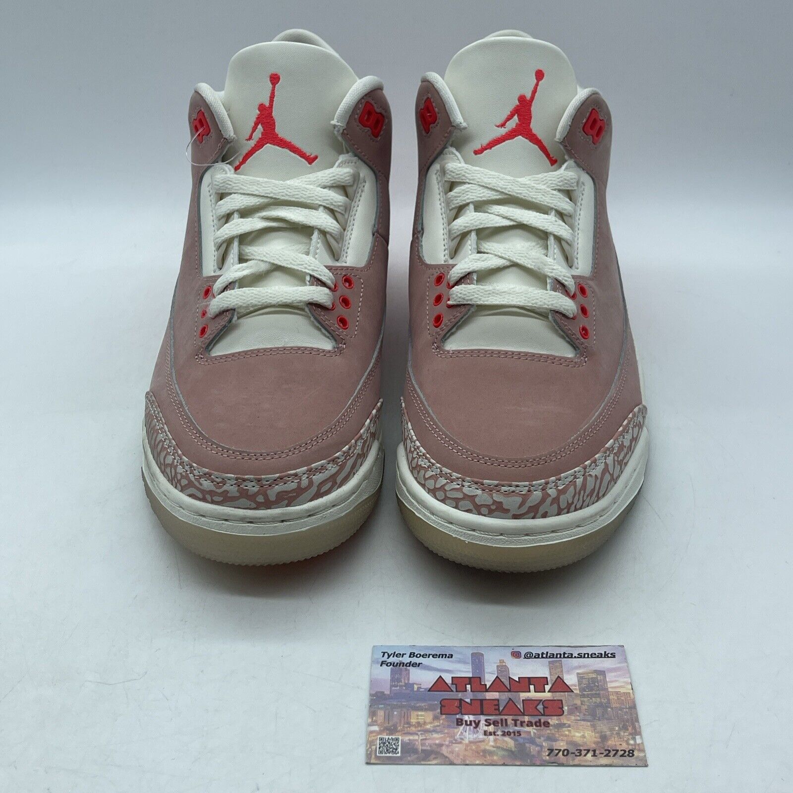 Size 10W - Air Jordan 3 Retro Rust Pink White Brown Suede (Ck9246-600)