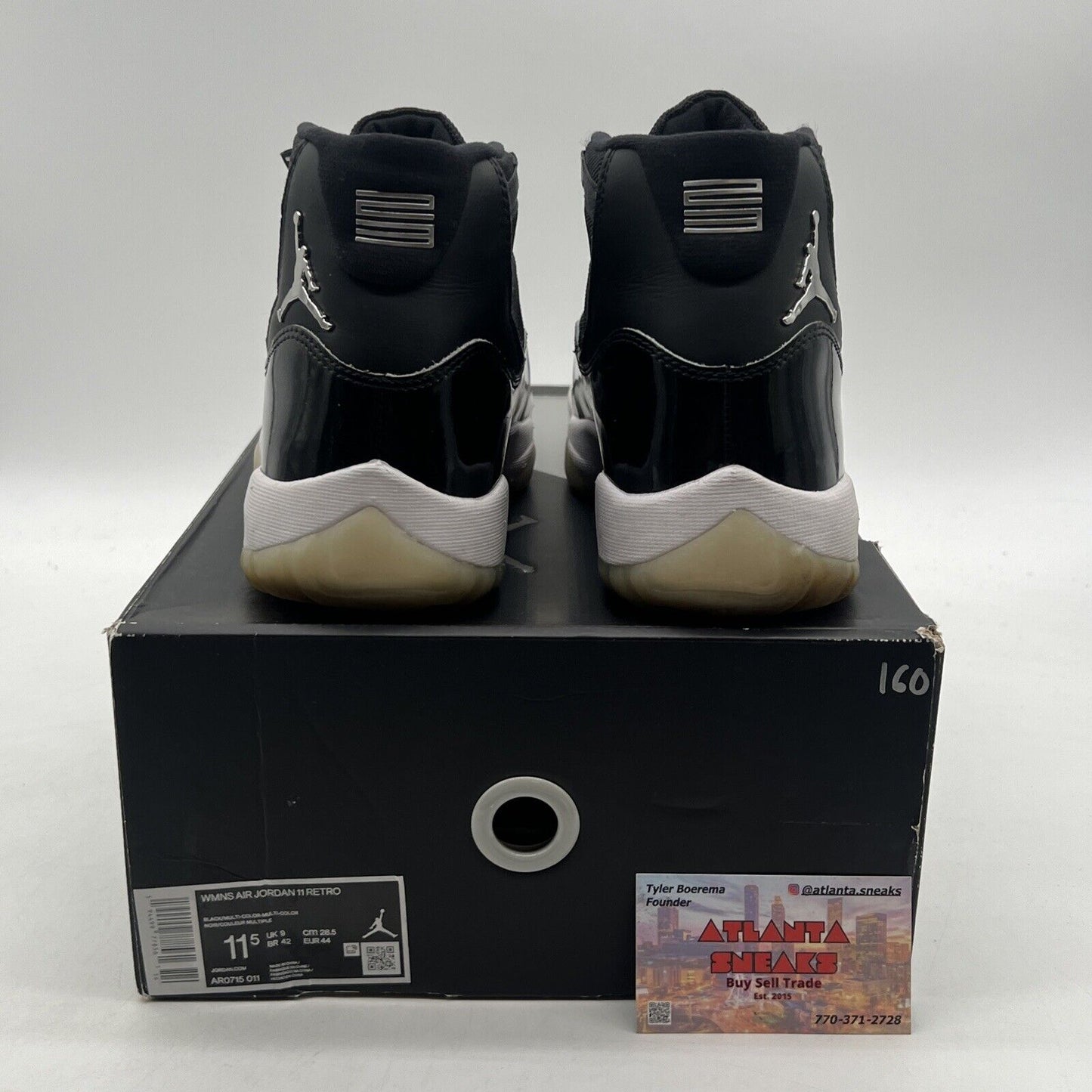 Size 11.5 - Air Jordan 11 Retro Jubilee / 25th Anniversary W (AR0715-011)