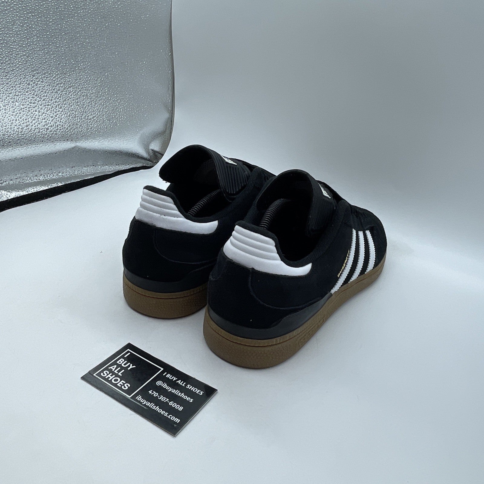 Size 14 - adidas Busenitz Black Gum (G48060)