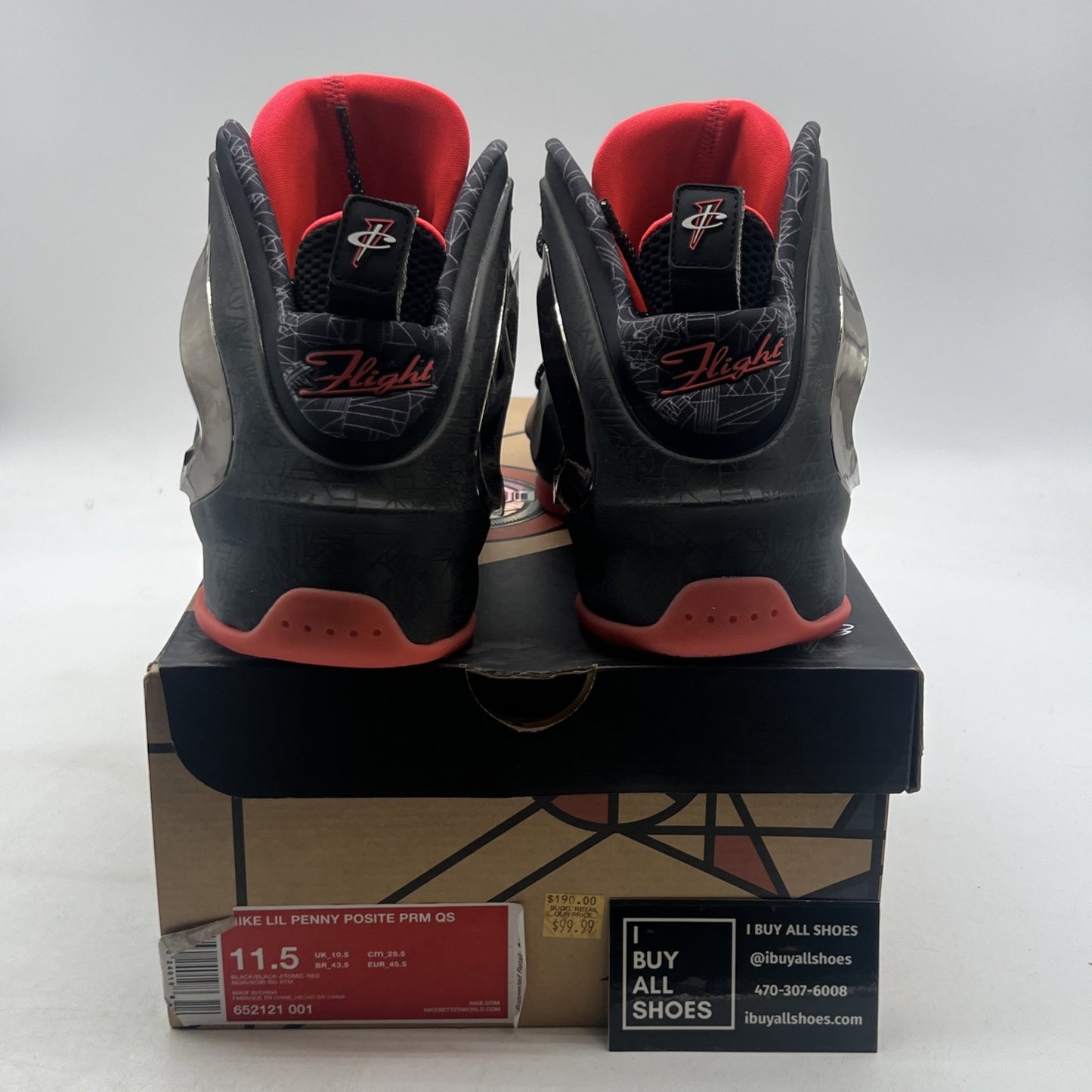 Size 11.5 - Nike Lil Penny Posite Prm Qs Gumbo League (652121-001)