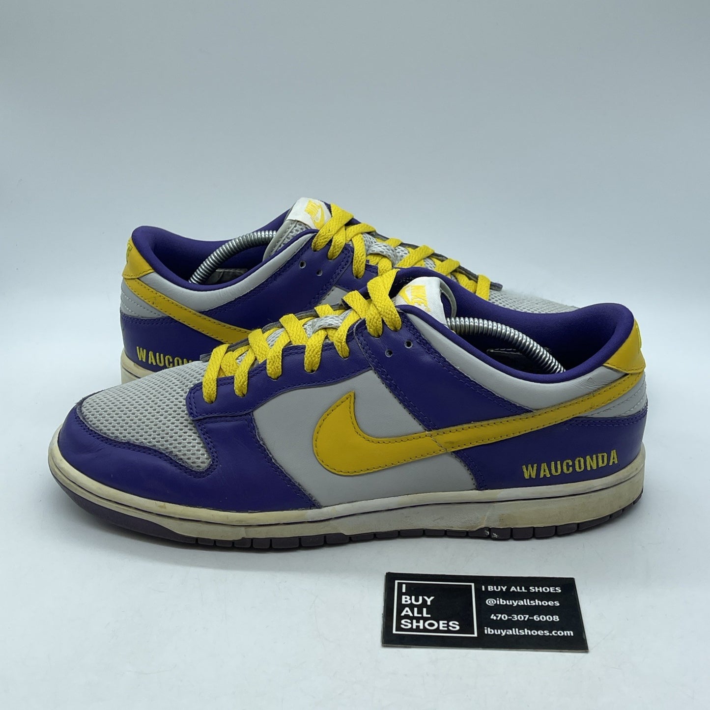 Size 11.5 - Nike Dunk Low Premium iD Purple Grey Suede Leather (316143-991)
