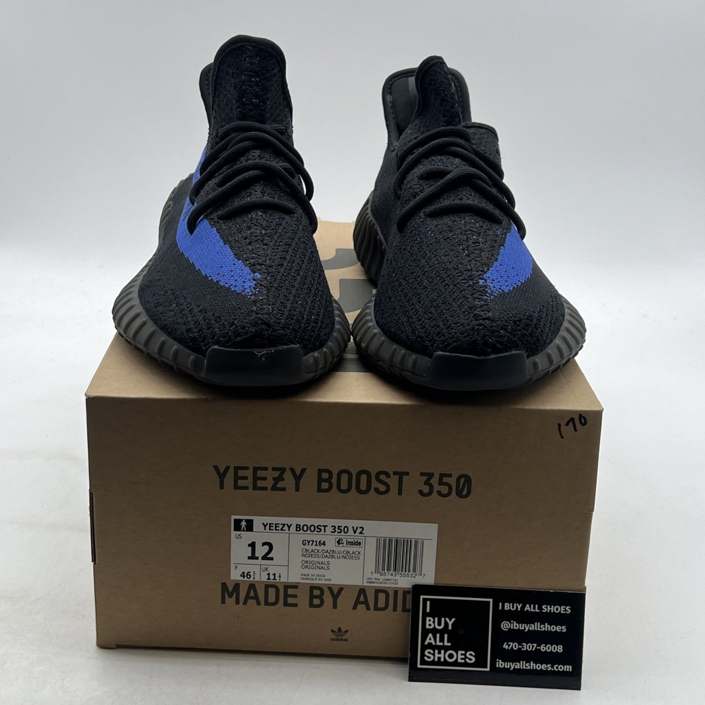 Size 12 - adidas Yeezy Boost 350 V2 Low Dazzling Blue (GY7164)