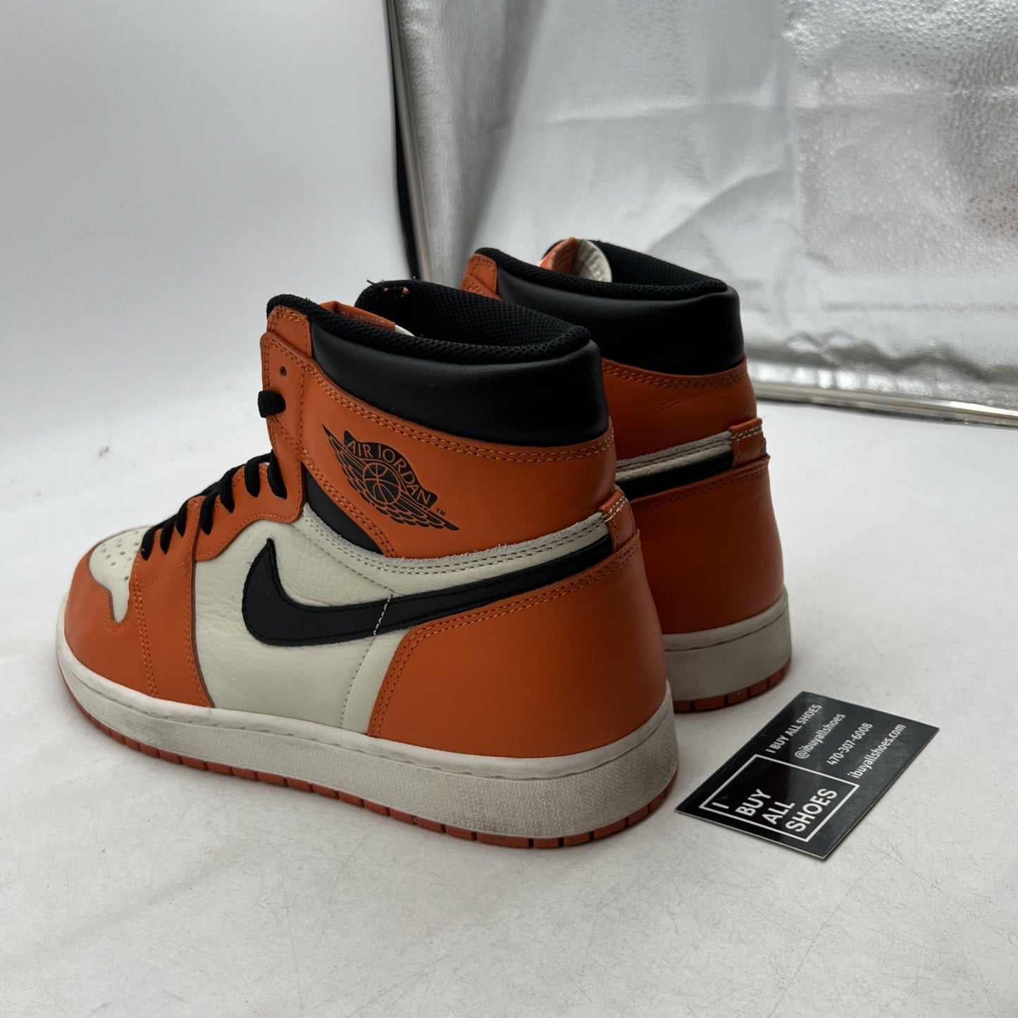 Size 12 - Air Jordan 1 Retro High OG shattered backboard away 2016 (555088-113)