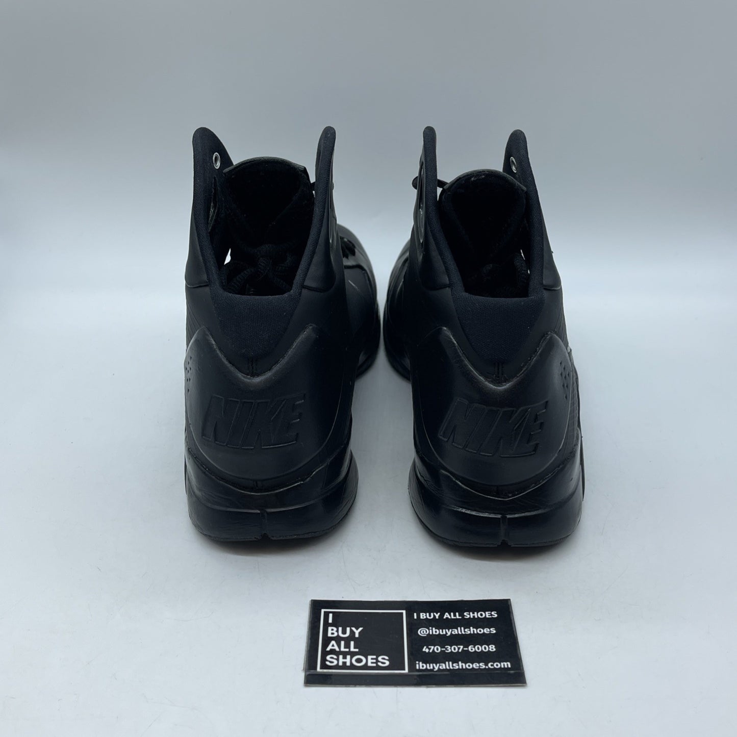 Size 12 - Nike Hyperdunk '08 Retro Triple Black Leather Suede (820321-002)
