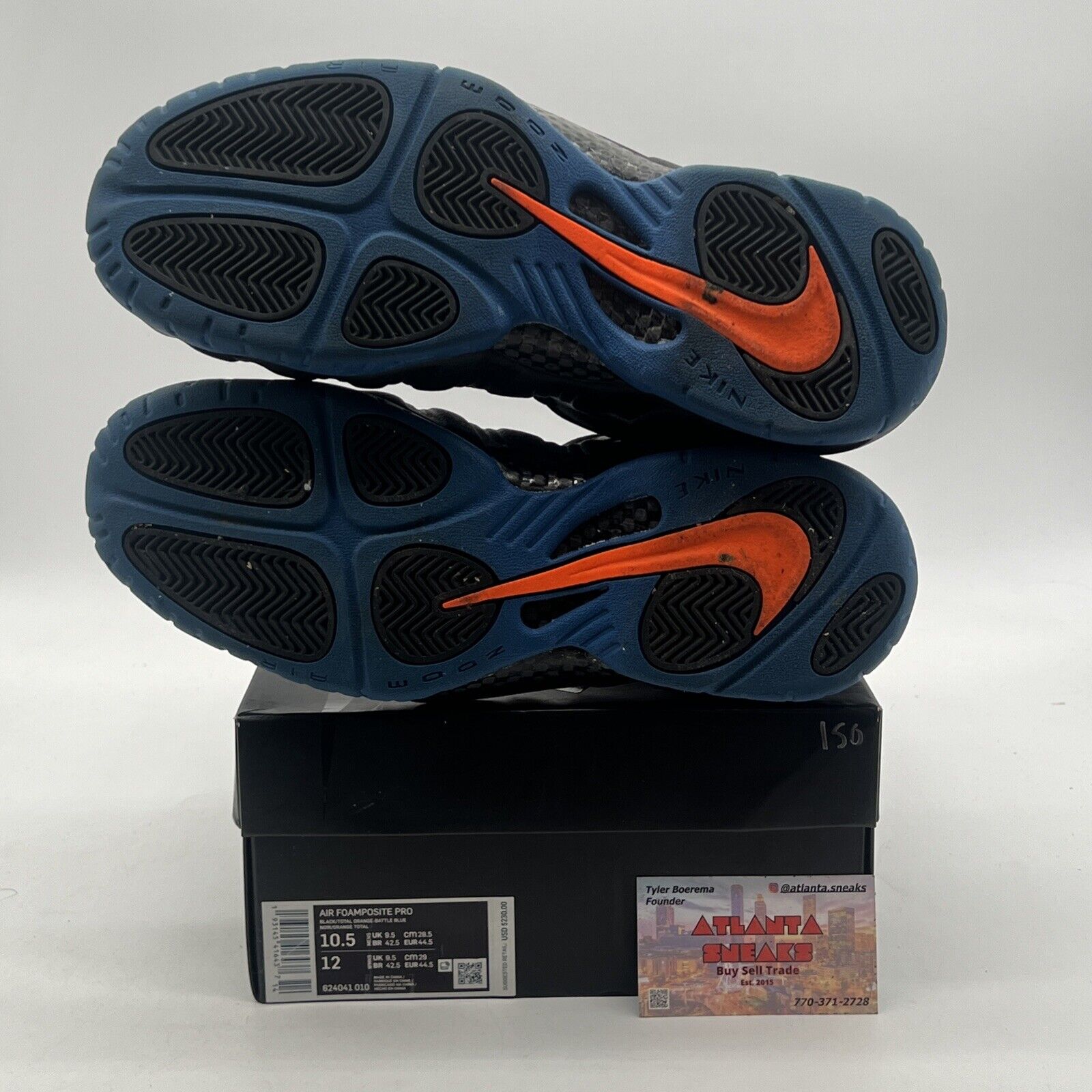 Size 10.5 - Nike Air Foamposite Pro Knicks (625041-010)