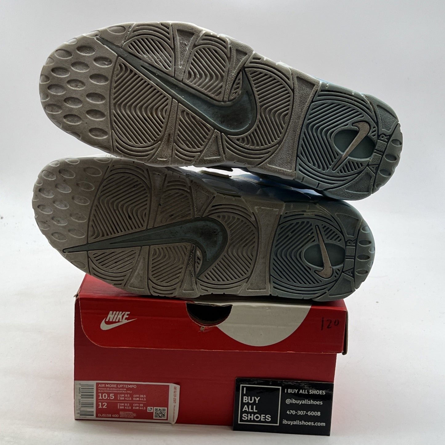 Size 10.5 - Nike Air More Uptempo Psychic Blue (DJ5159-400)