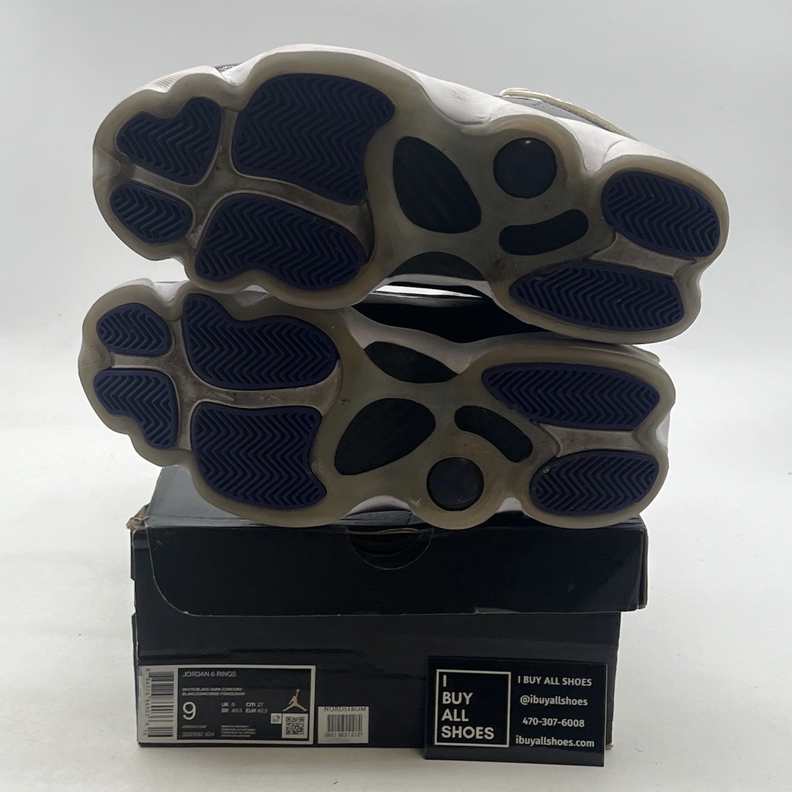 Size 9 - Air Jordan 6 Rings Concord 2017 (322922-104)
