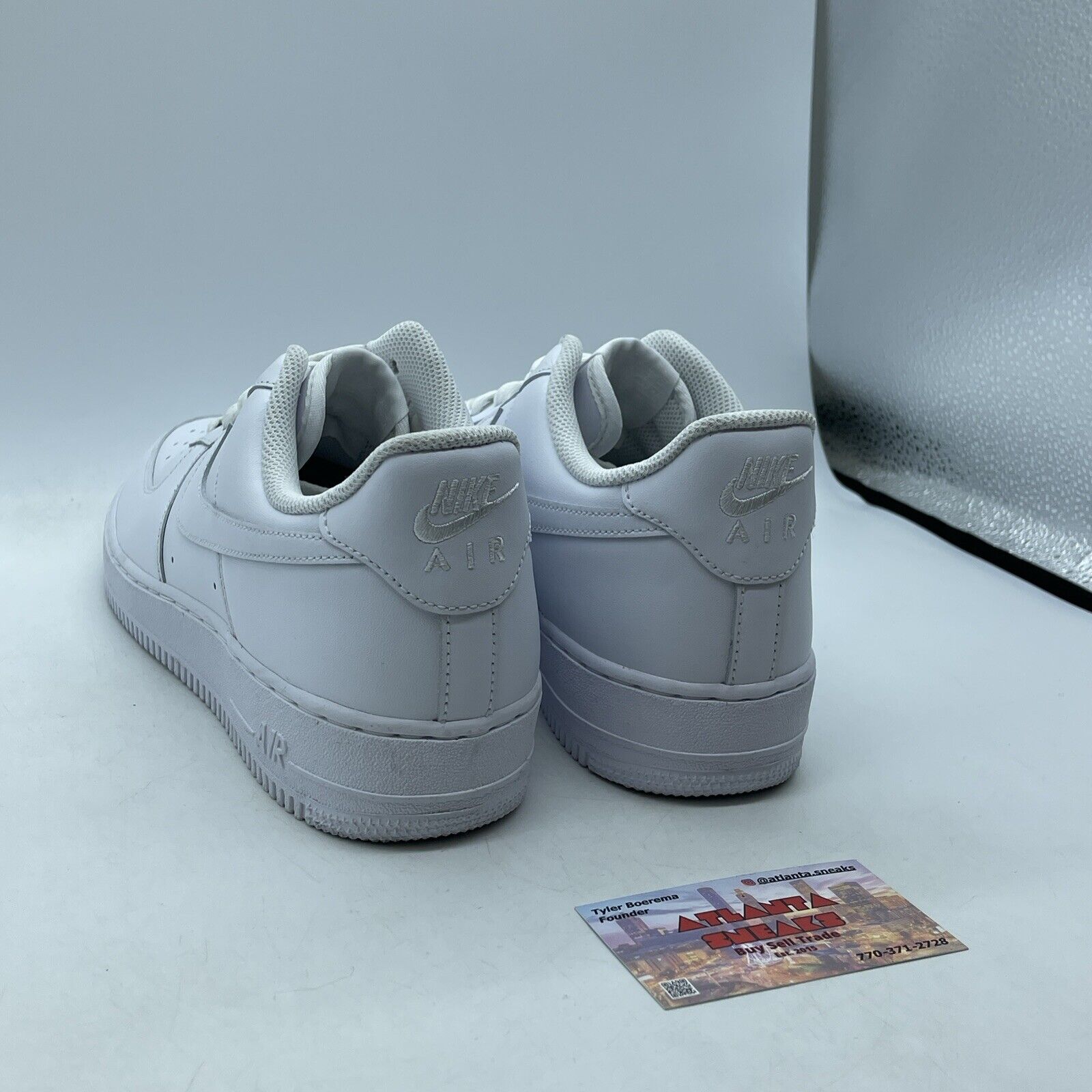 Size 9.5 - Nike Air Force 1 '07 Low Triple White Leather (CW2288-111)