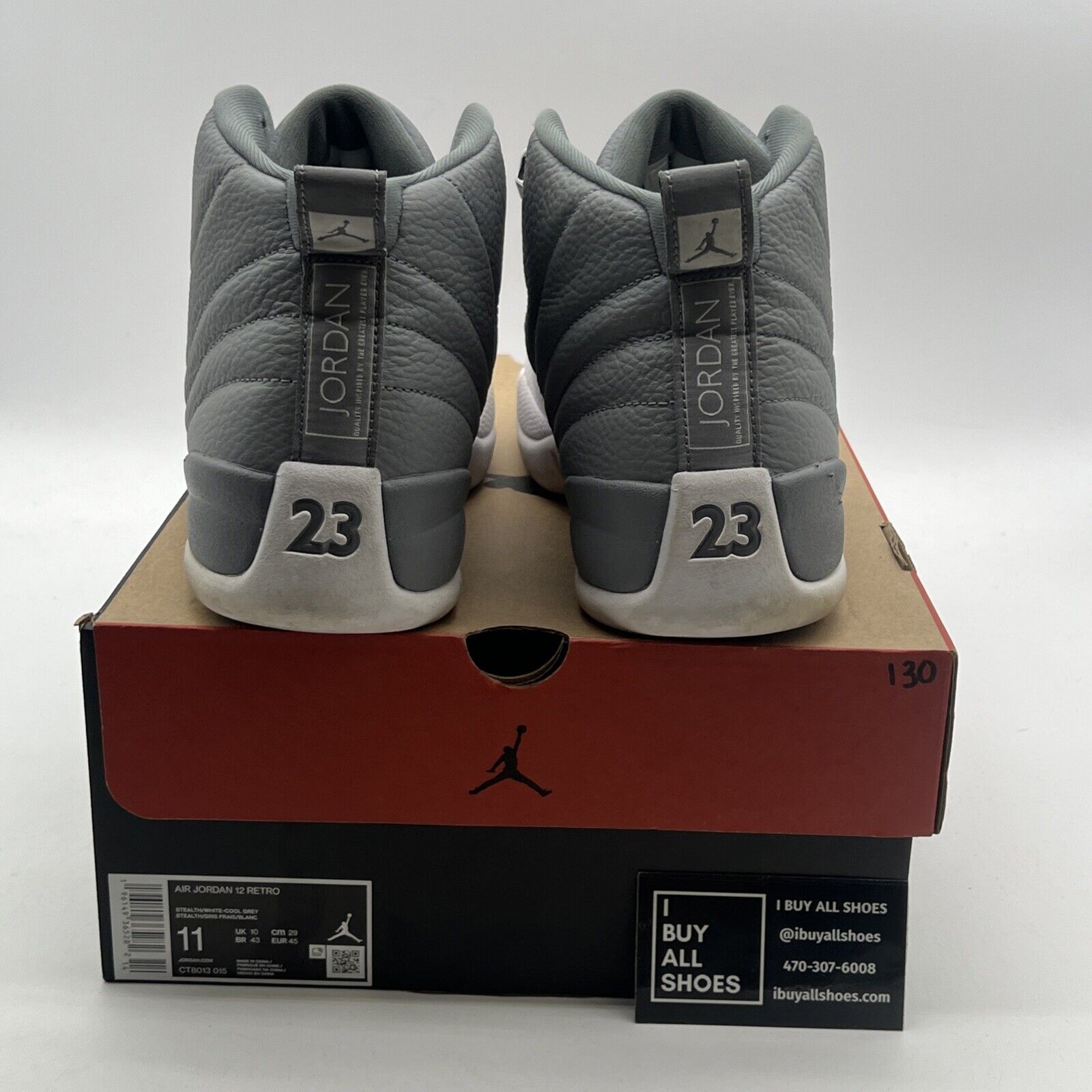 Size 11 - Air Jordan 12 Stealth 2022 (CT8013-015)