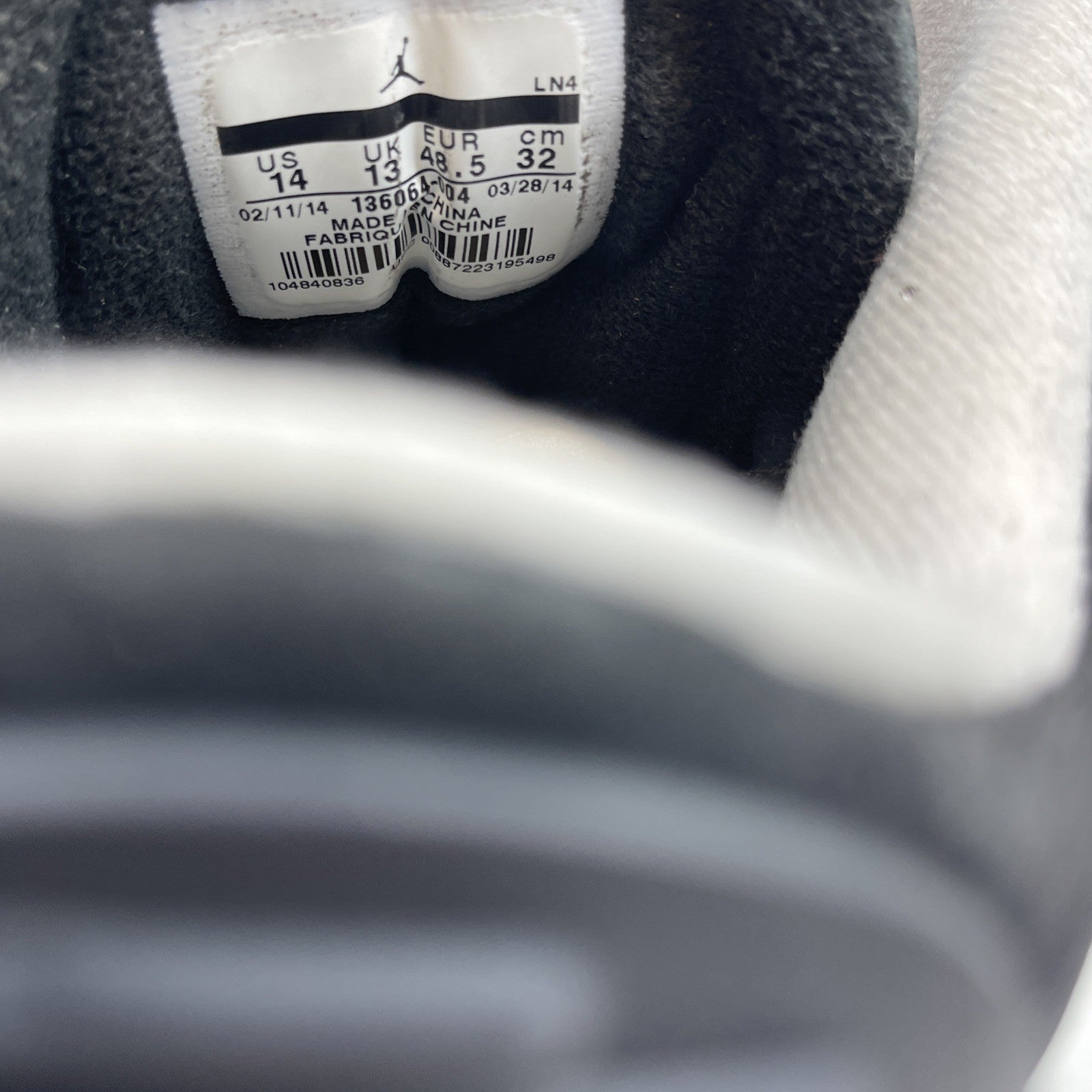 Size 14 - Air Jordan 3 Retro Wolf Grey (136064-004)
