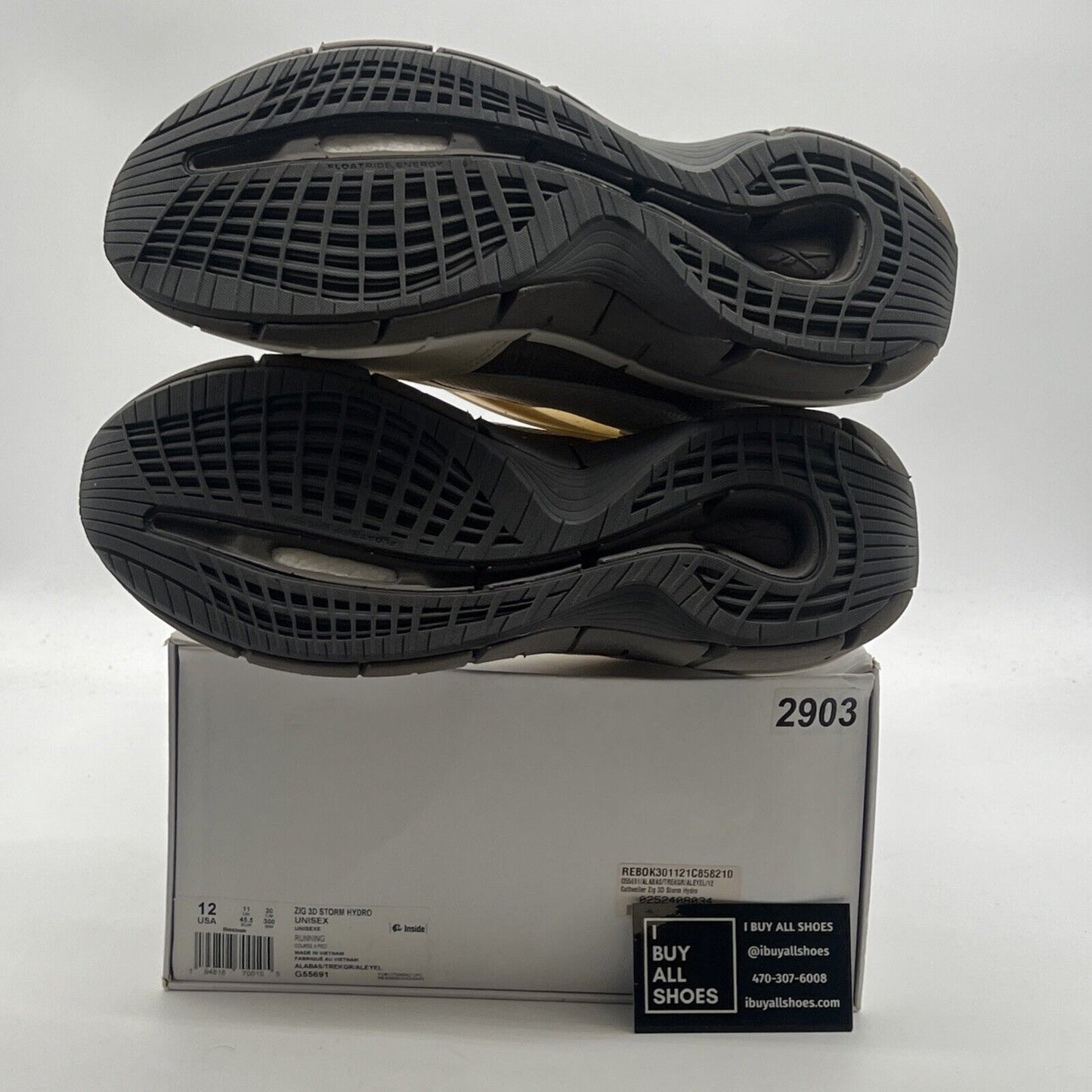 Size 12 - Reebok Cottweiler x Zig 3D Storm Hydro Alabaster (G55691)