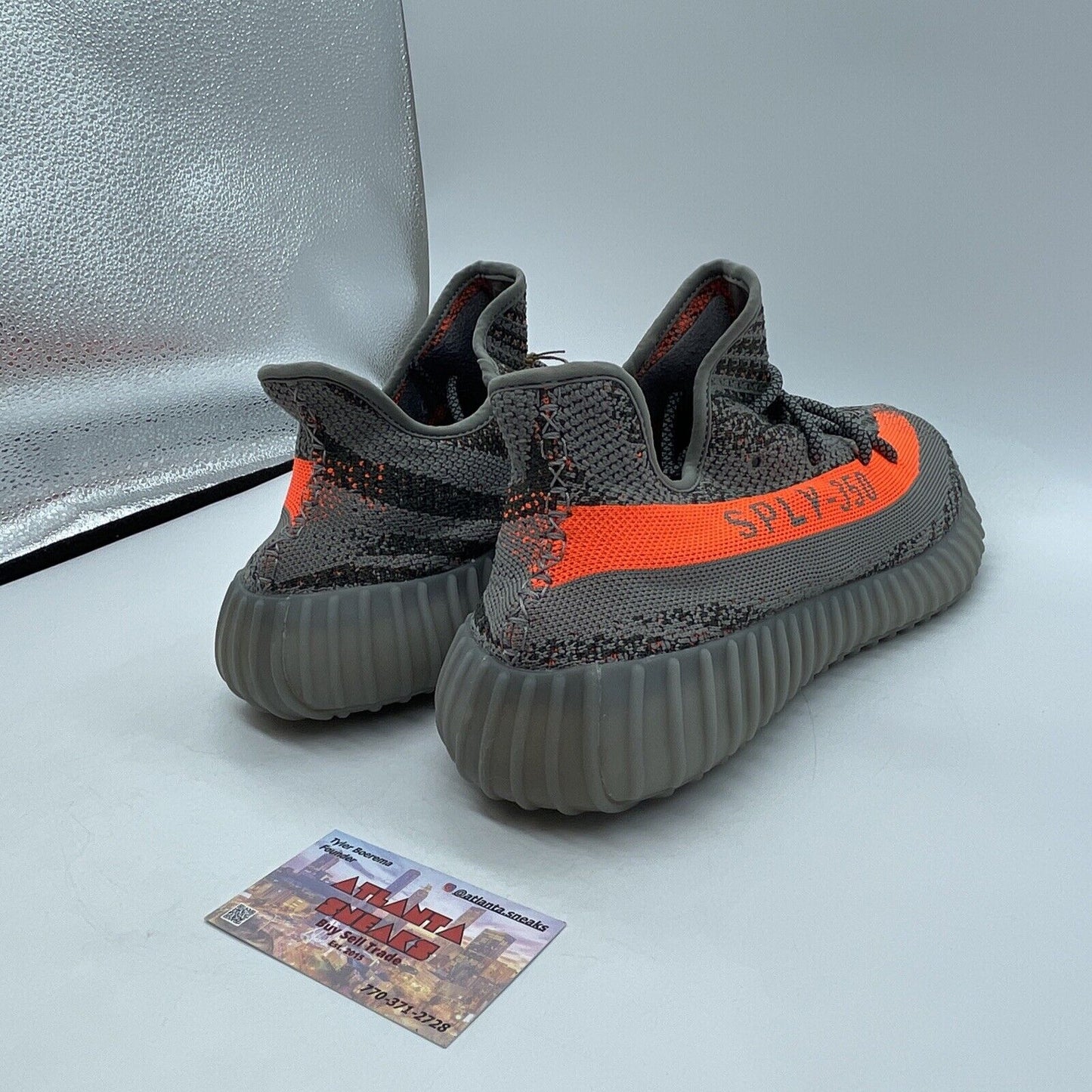 Size 13 - adidas Yeezy Boost 350 V2 Low Beluga Reflective Grey Orange (GW1229)