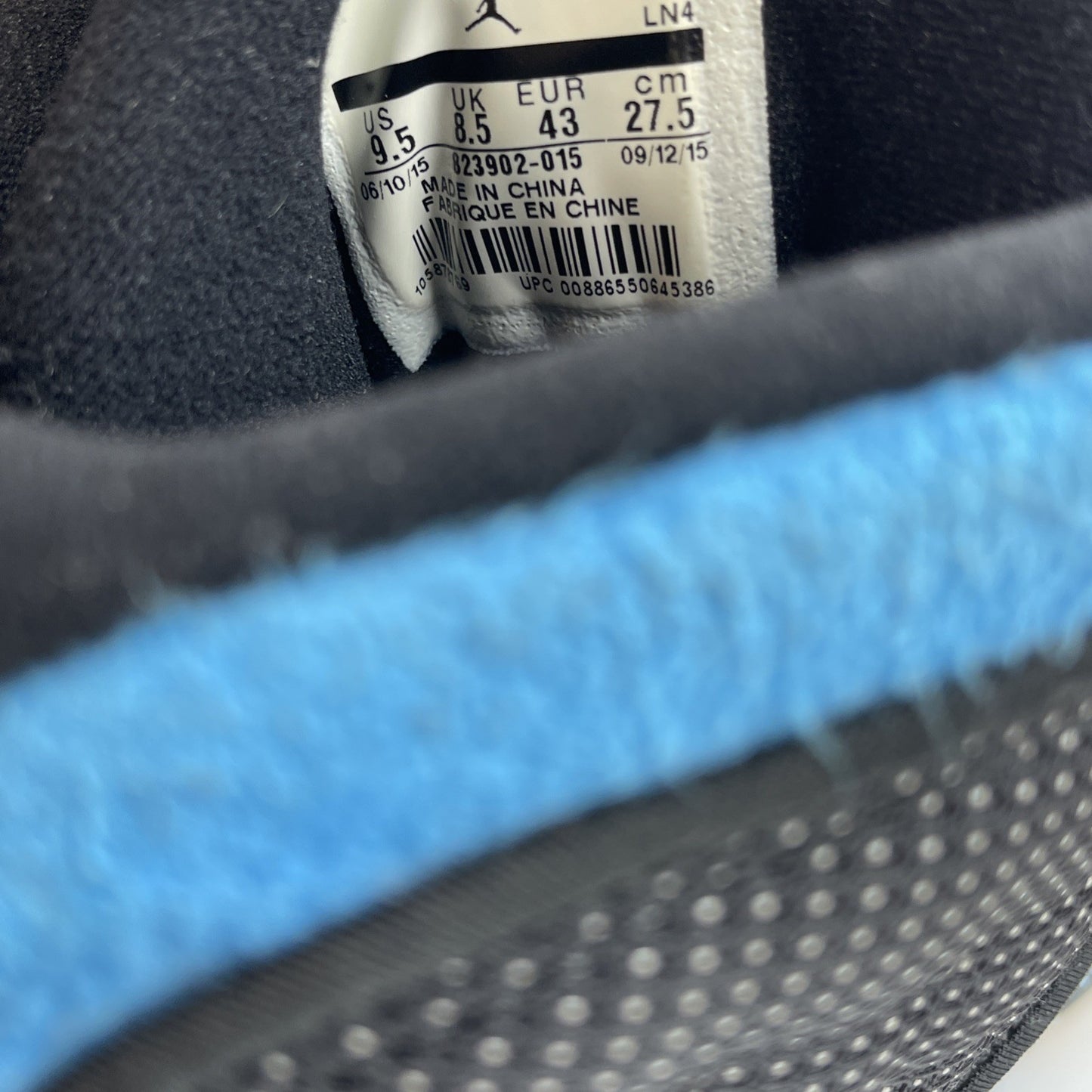 Size 9.5 - Air Jordan 13 Retro CP3 Away Blue Black Suede Leather (823902-015)