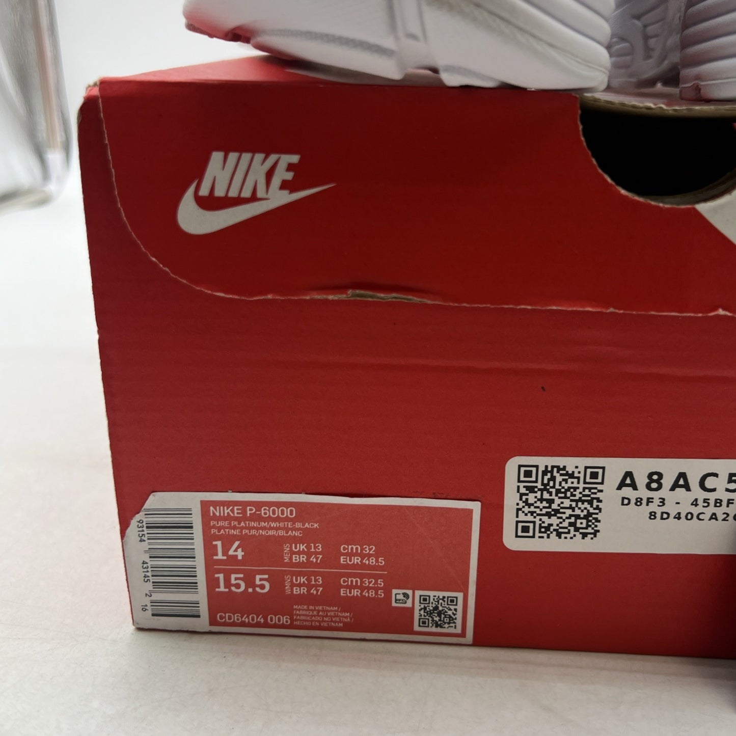 Size 14 - Nike P-6000 Pure Platinum (CD6404-006)