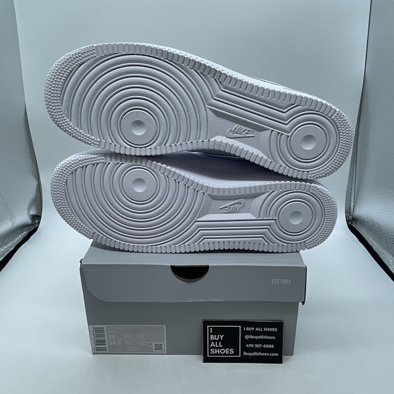 Size 12 - Nike Air Force 1 '07 Low Triple White (CW2288-111)