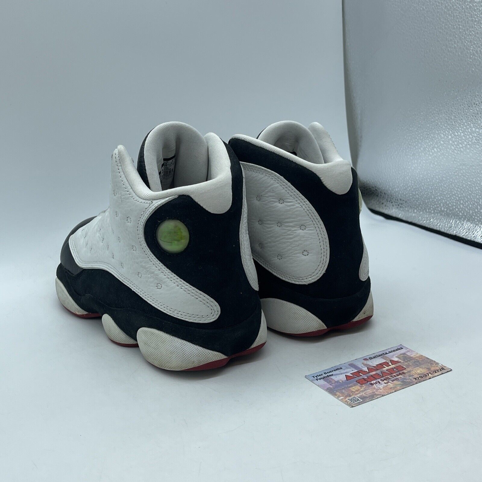 Size 9.5 - Air Jordan 13 Retro 2013 He Got Game White Leather Suede (309259-104)
