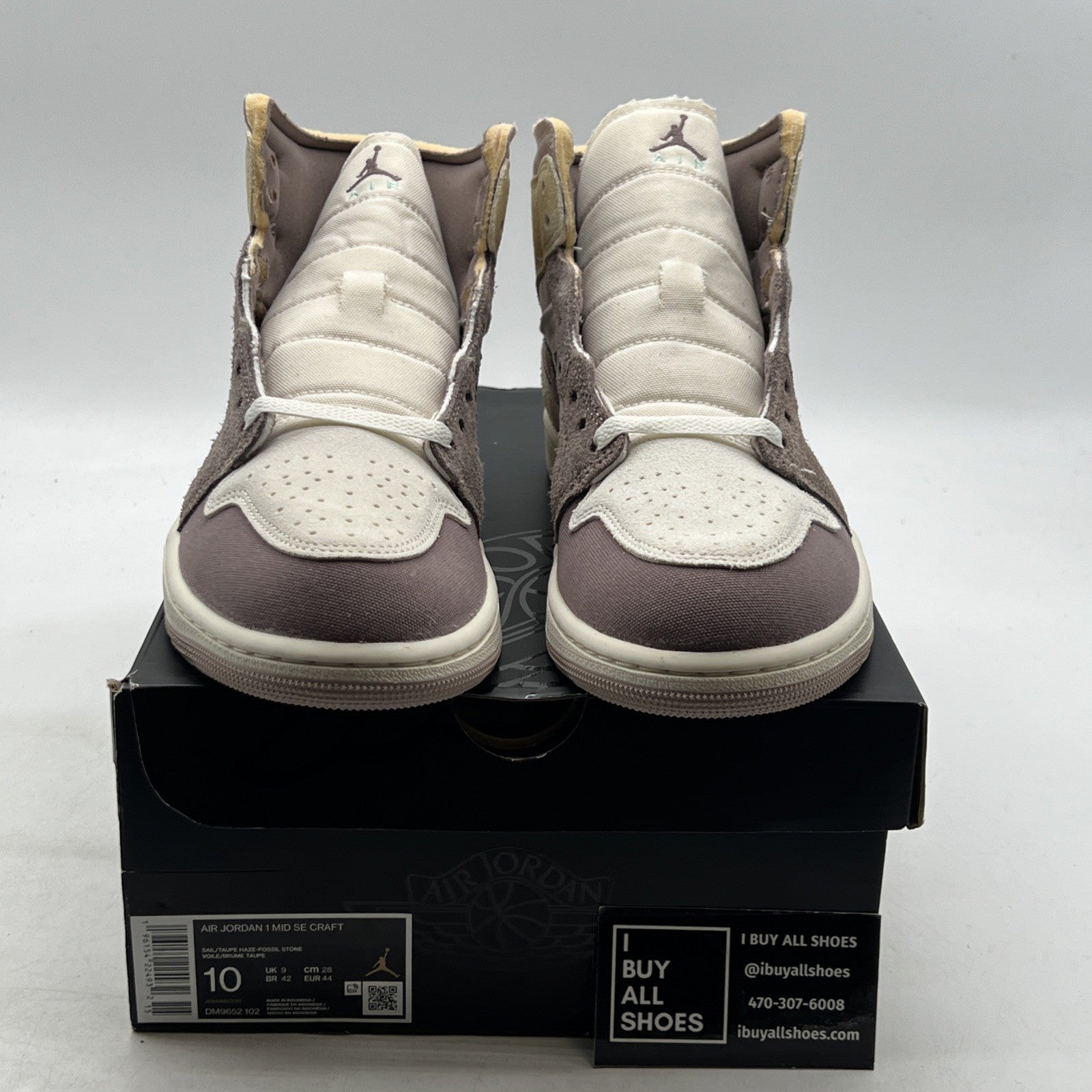 Size 10 - Air Jordan 1 Mid SE Craft Inside Out (DM9652-102)