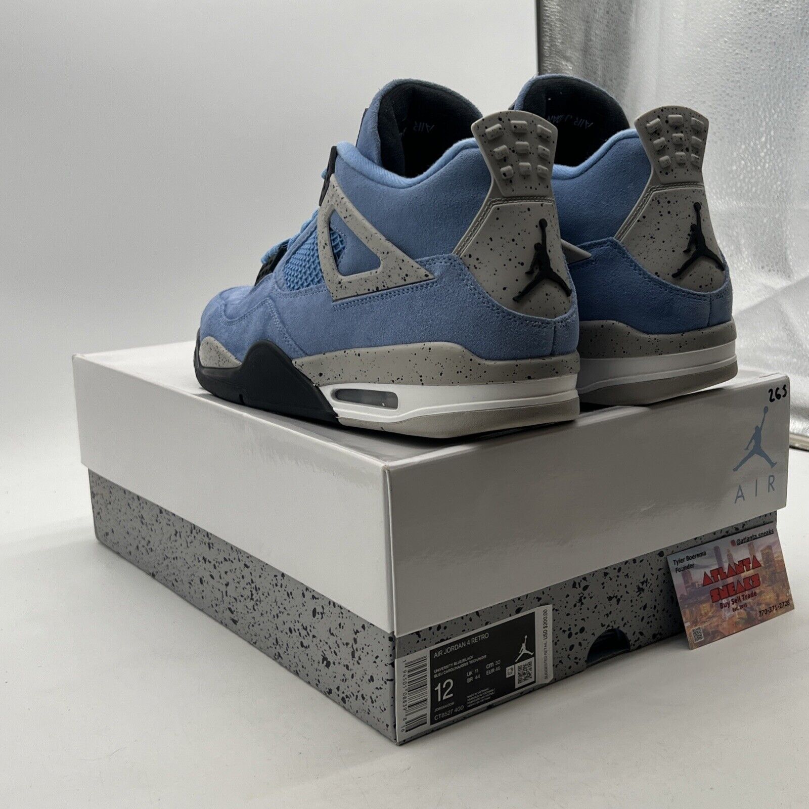 Size 12 - Air Jordan 4 Retro Mid University Blue (CT8527-400)