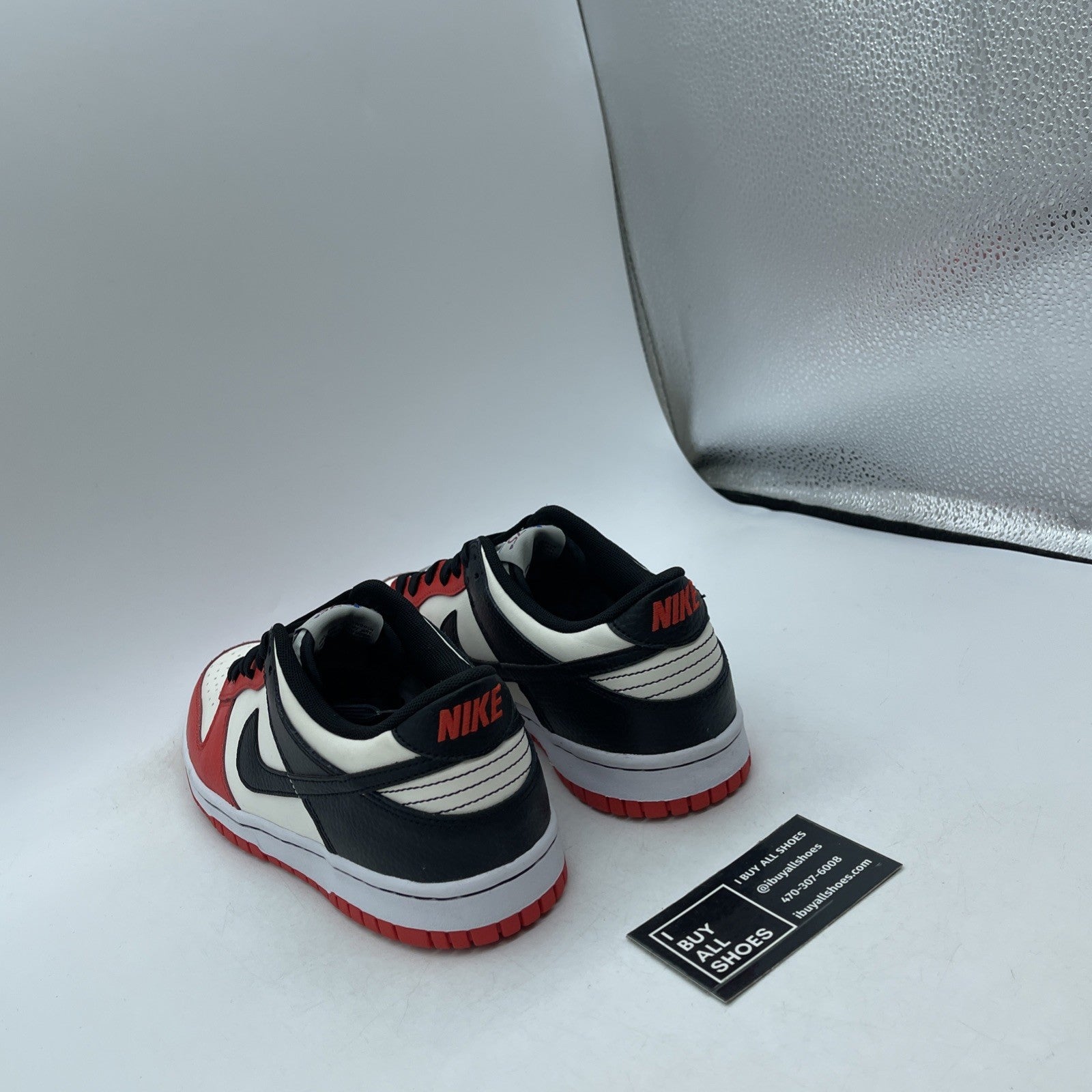 Size 7Y - Nike Dunk Low EMB x NBA Black (DO6288-100)