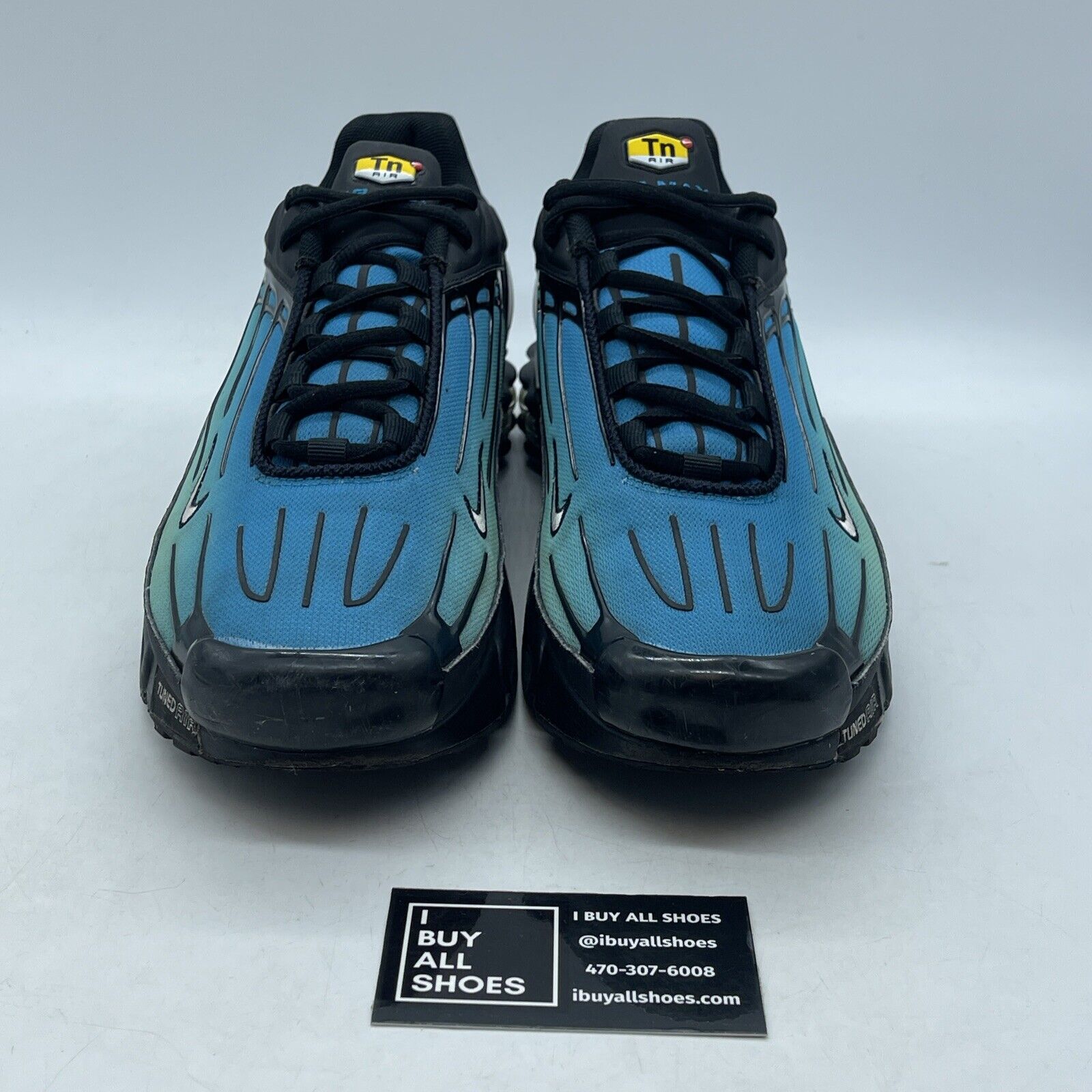 Size 11 - Nike Air Max Plus 3 Black Laser Blue Suede Leather (FQ2417-001)