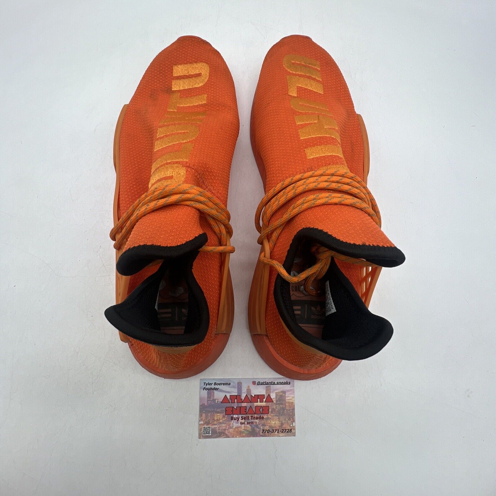 Size 13 - adidas Pharrell x NMD Human Race Orange (GY0095)