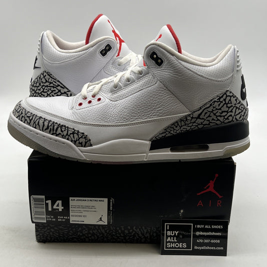 Size 14 - Air Jordan 3 Retro NRG Free Throw Line (923096-101)