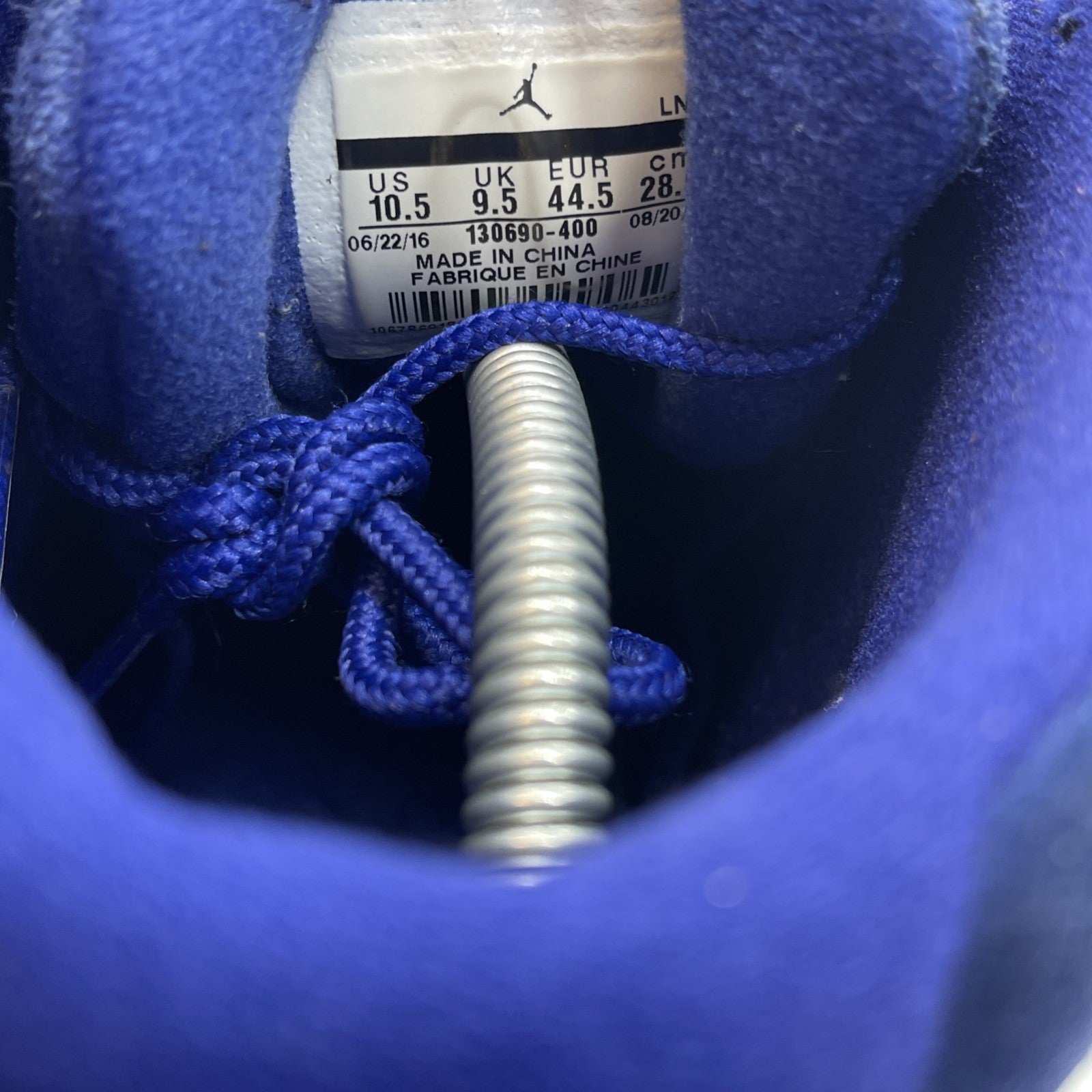 Size 10.5 - Air Jordan 12 Retro Deep Royal Suede Leather (130690-400)