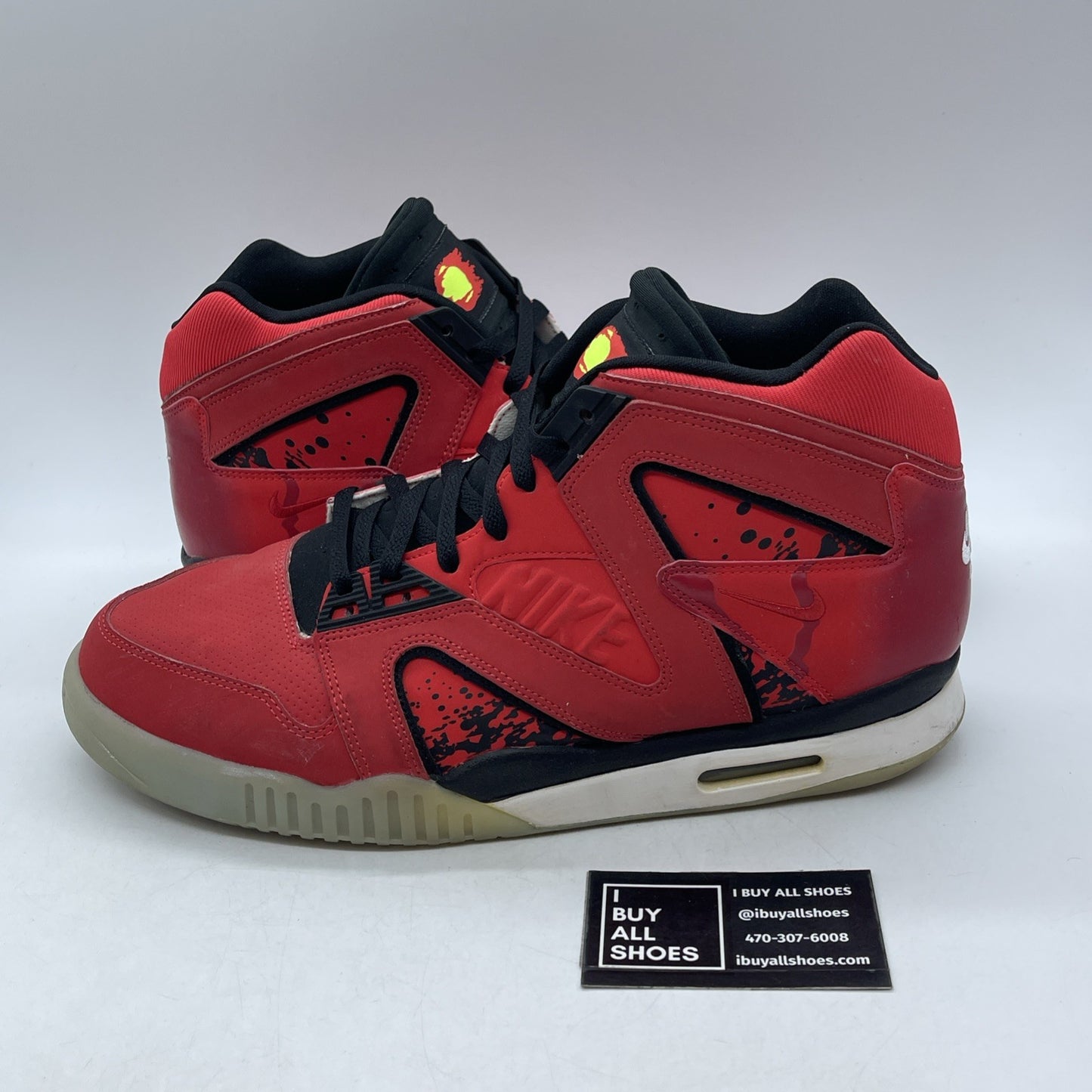 Size 13 - Nike Air Tech Challenge Hybrid Challenge Red (653873-600)