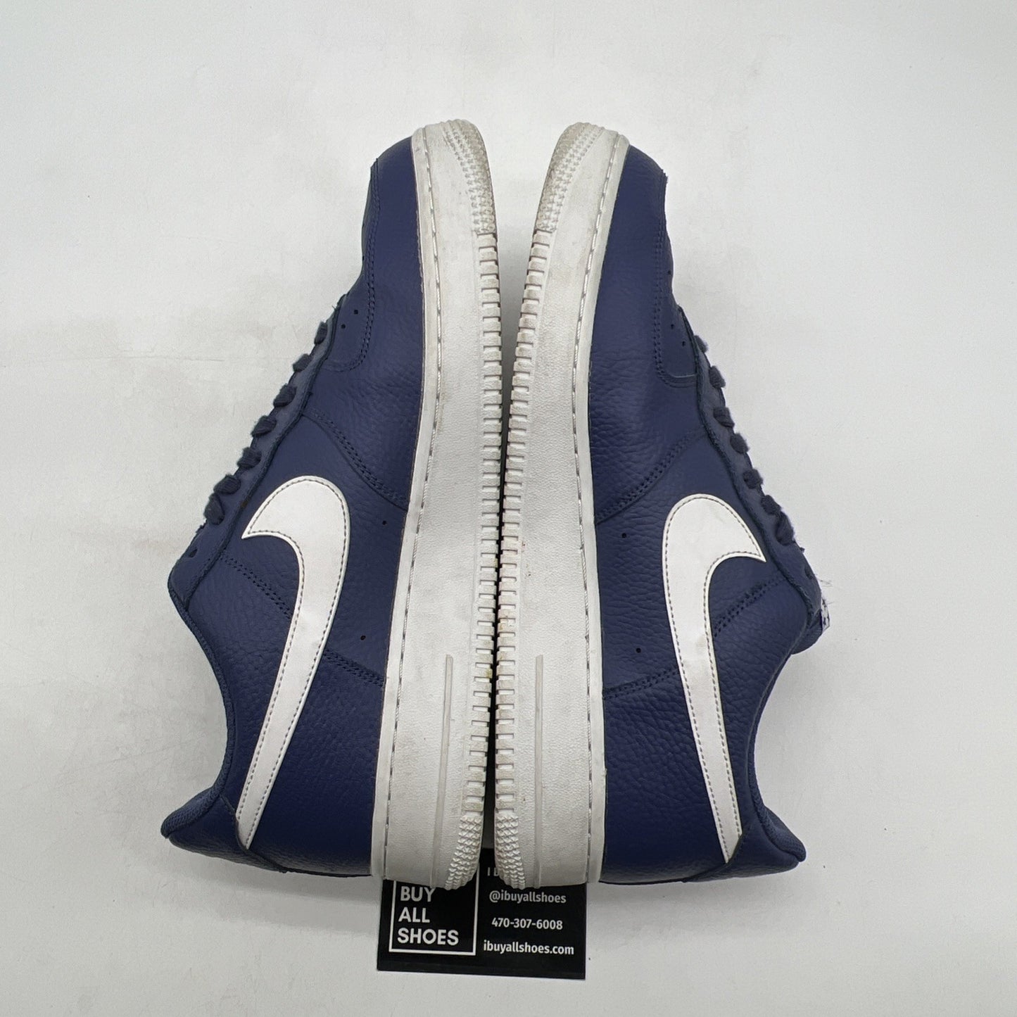 Size 11.5 - Nike Air Force 1 '07 Low Blue Recall (AA4083-401)