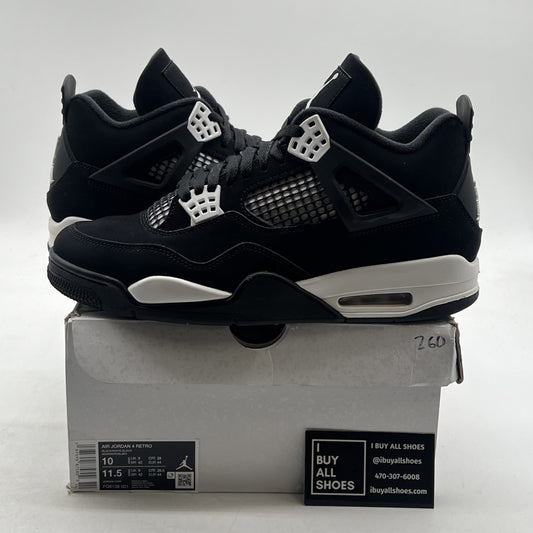 Size 10 - Air Jordan 4 Retro White Thunder (FQ8138-001)