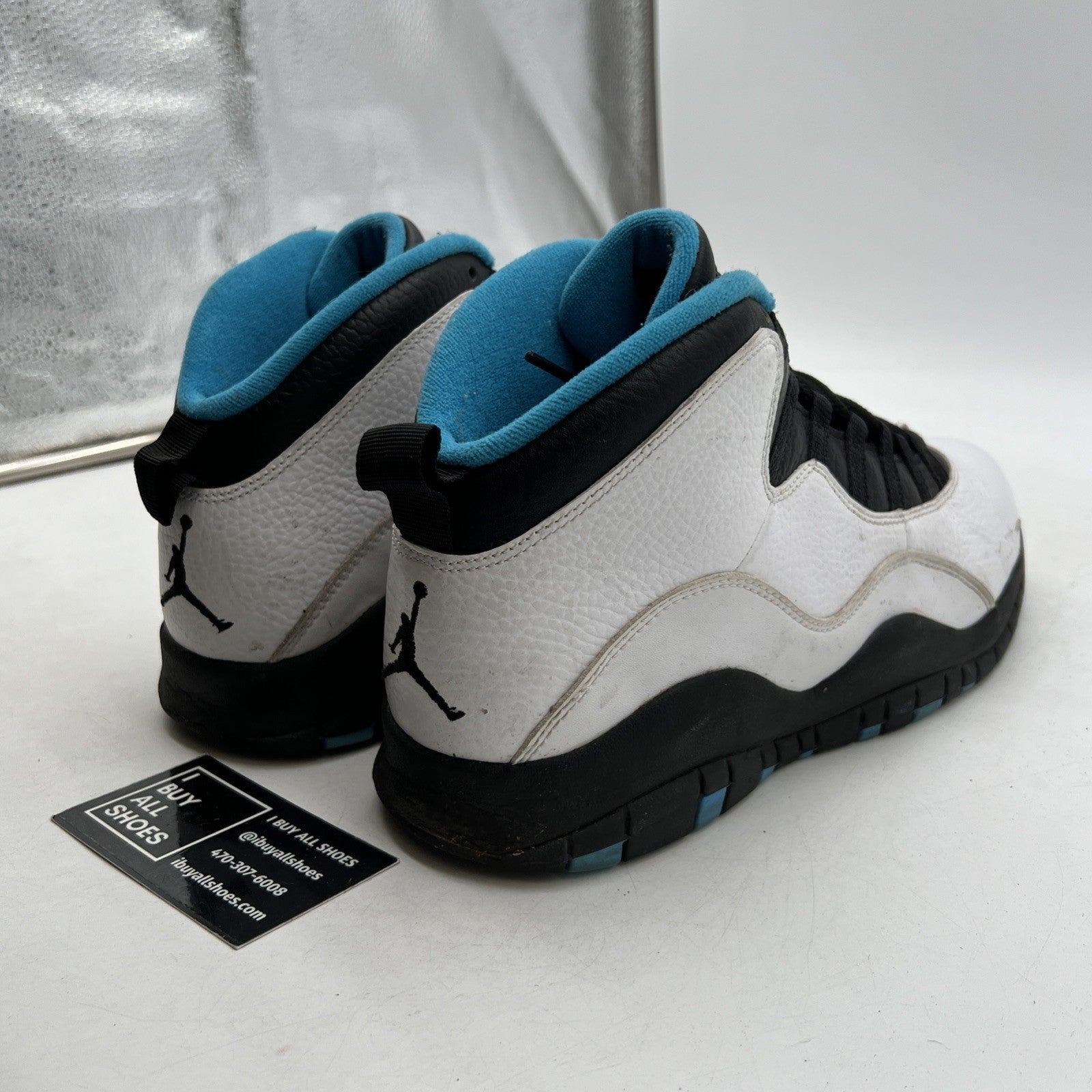 Size 10.5 - Air Jordan 10 Retro 2014 Powder Blue (310805-106)