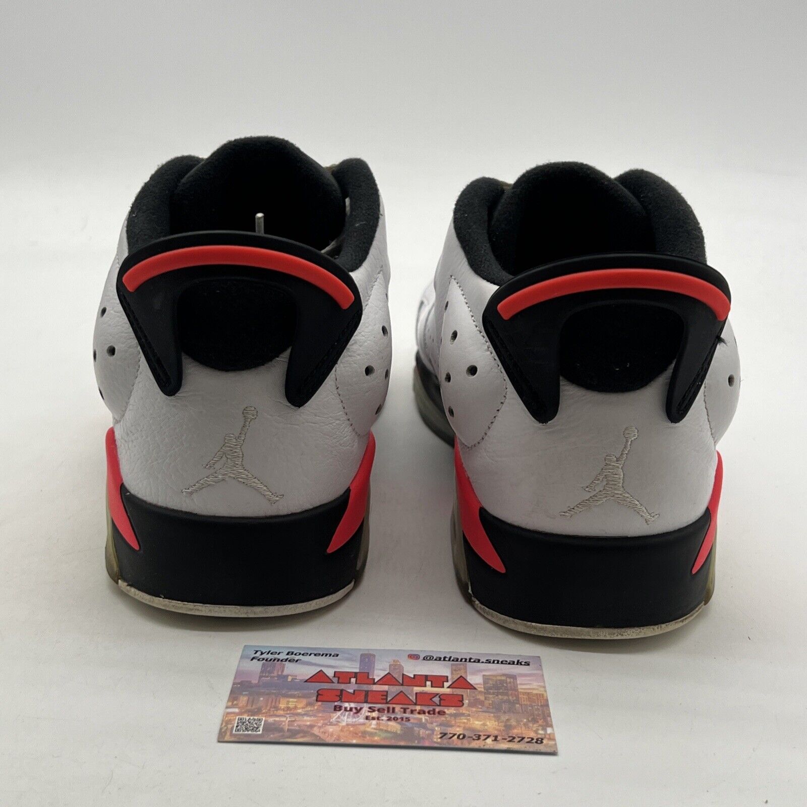 Size 10 - Air Jordan 6 Low White Infrared (304401-123)