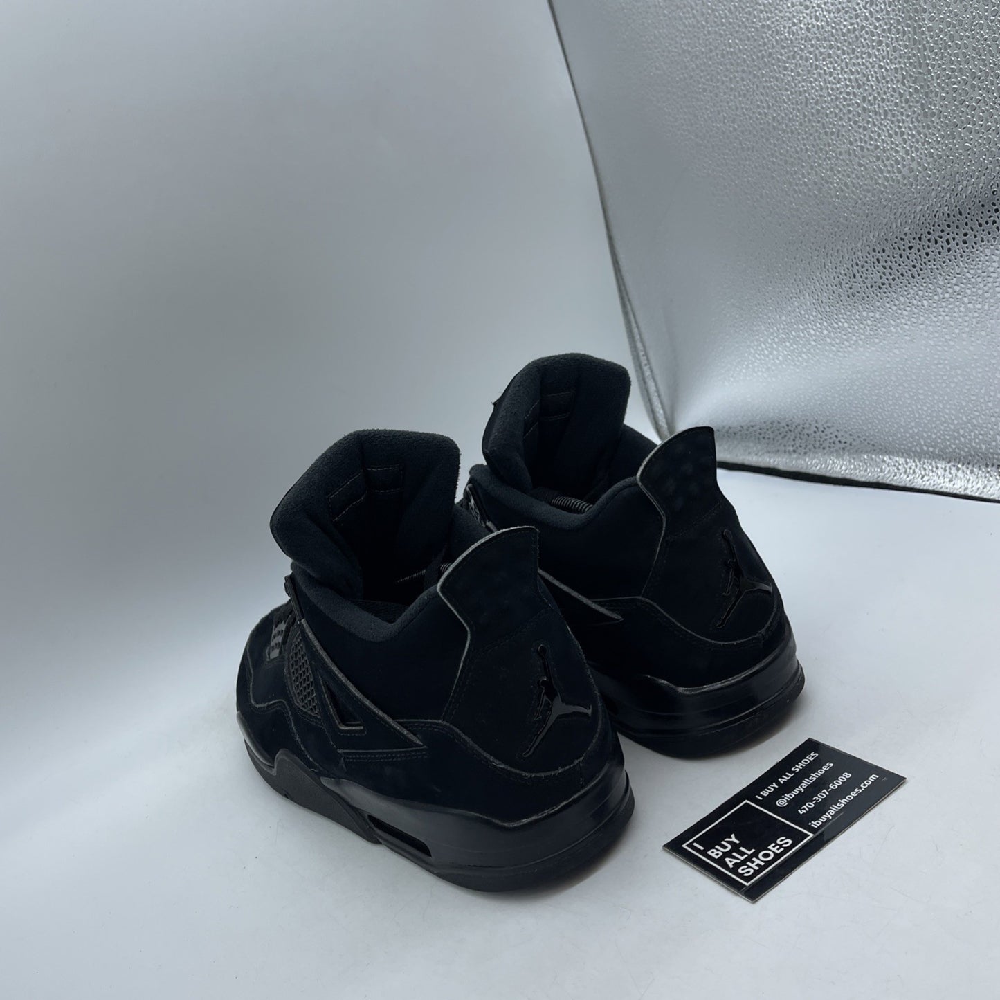 Size 11.5 - Air Jordan 4 Retro Mid Black Cat (CU1110-010)
