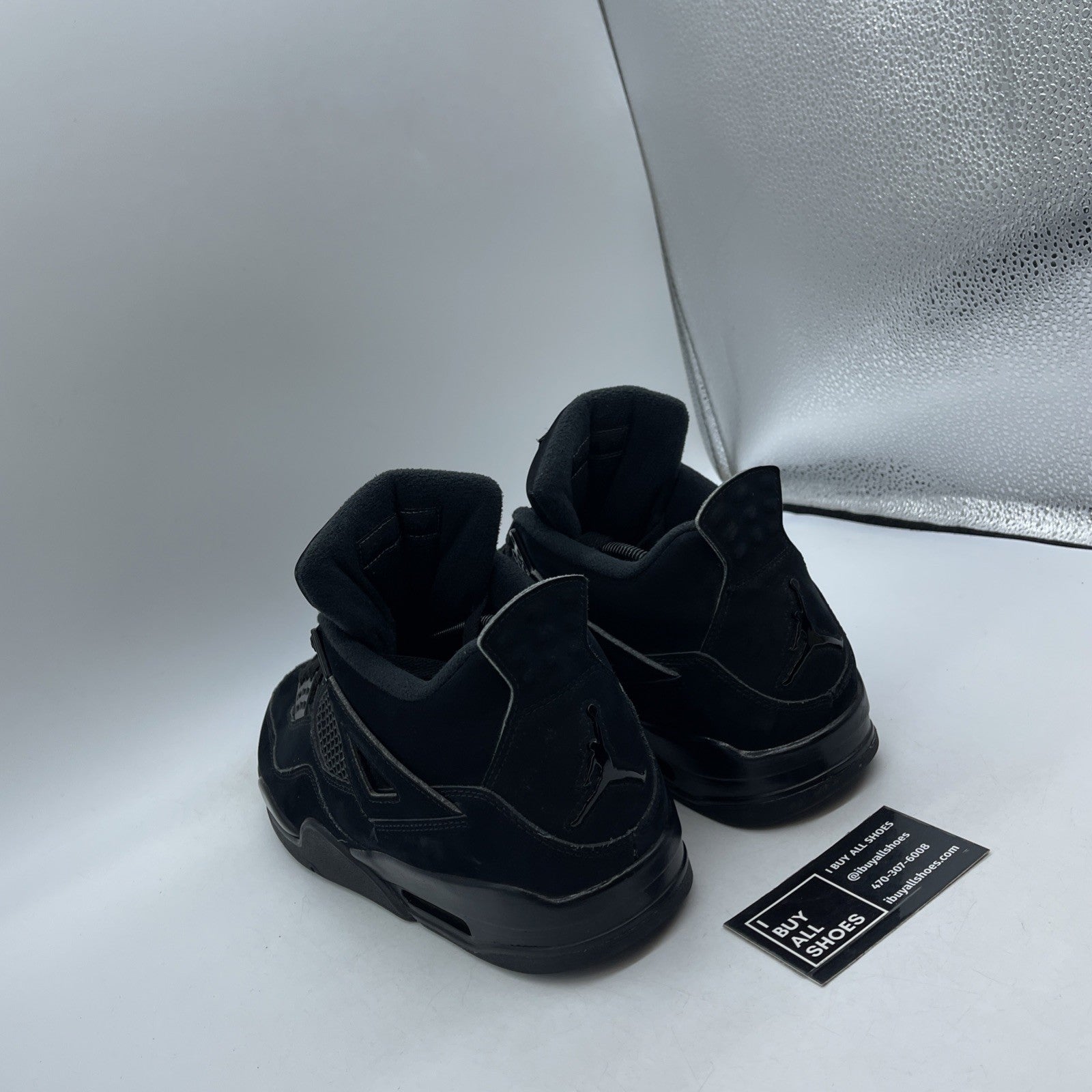 Size 11.5 - Air Jordan 4 Retro Mid Black Cat (CU1110-010)