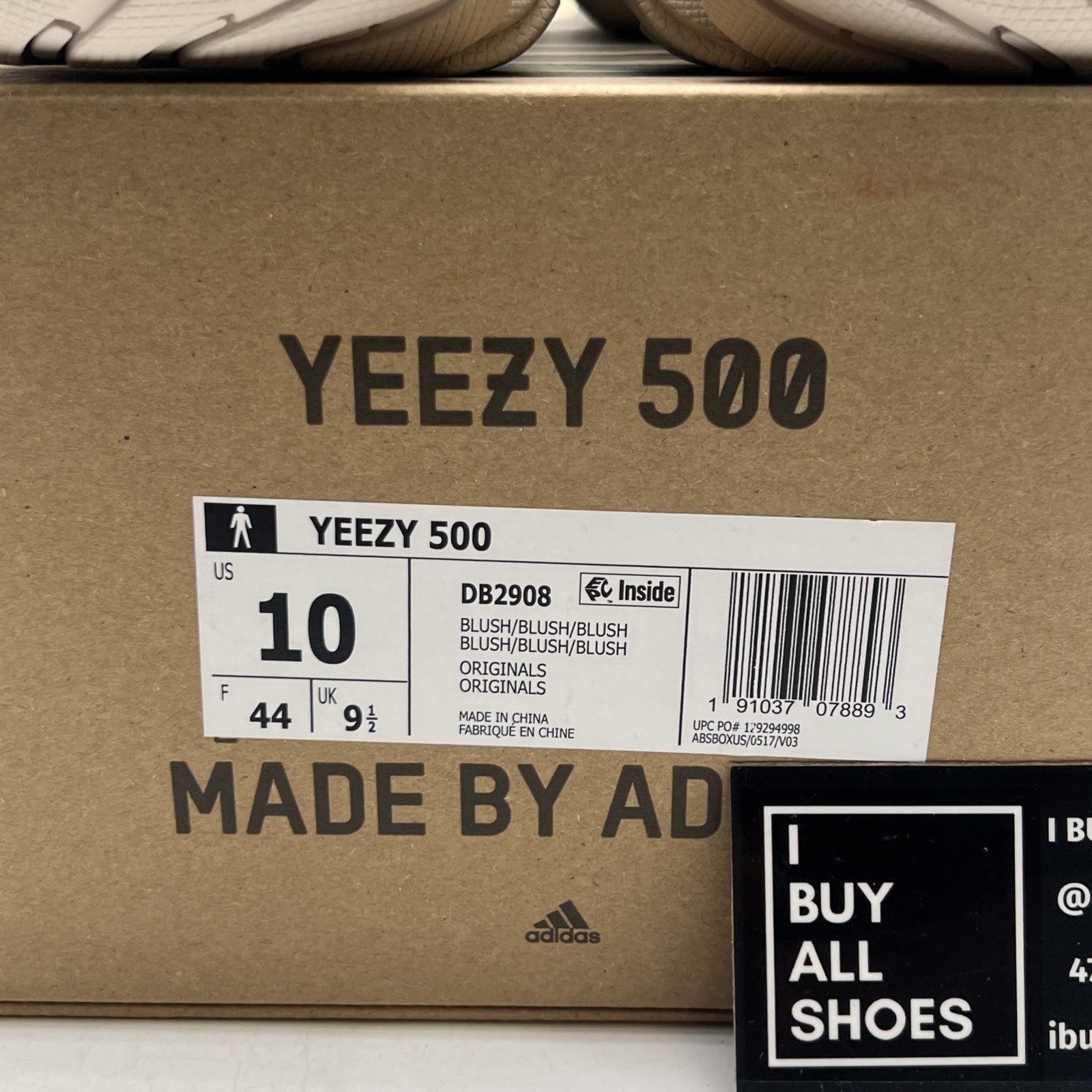 Size 10 - adidas Yeezy 500 Blush (DB2908)