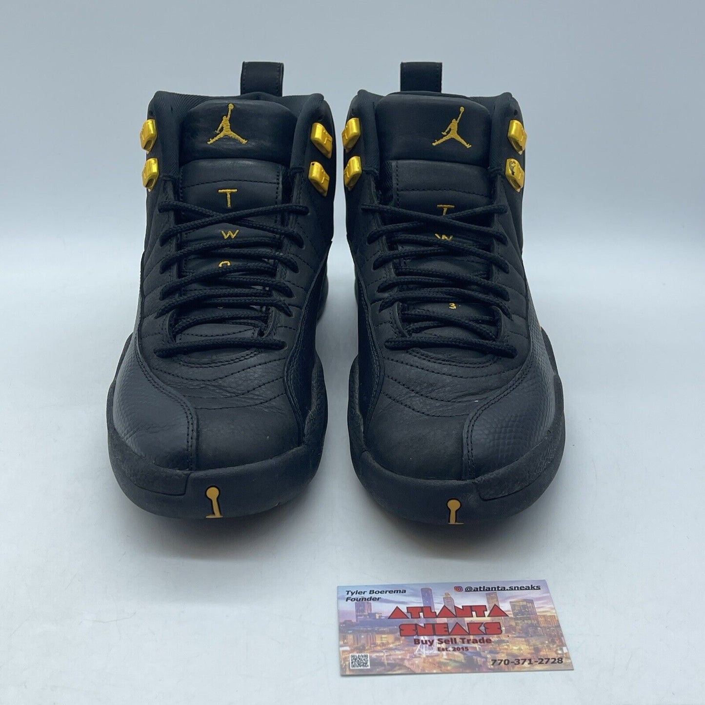 Size 9.5 - Jordan 12 Retro Mid Black Taxi Yellow (CT8013-071)