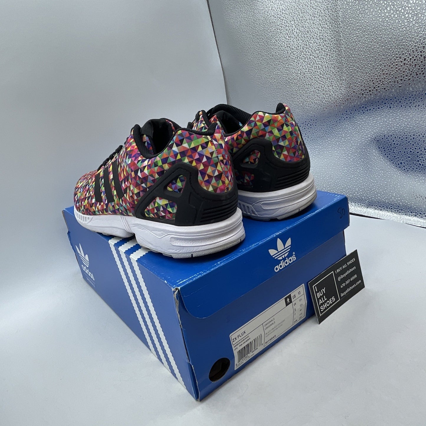 Size 13W - Adidas ZX Flux Watercolor (ZXFLUX