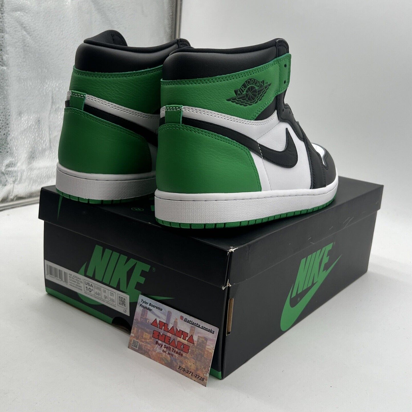 Size 10.5 - Air Jordan 1 Retro OG High Lucky Green (DZ5485-031)