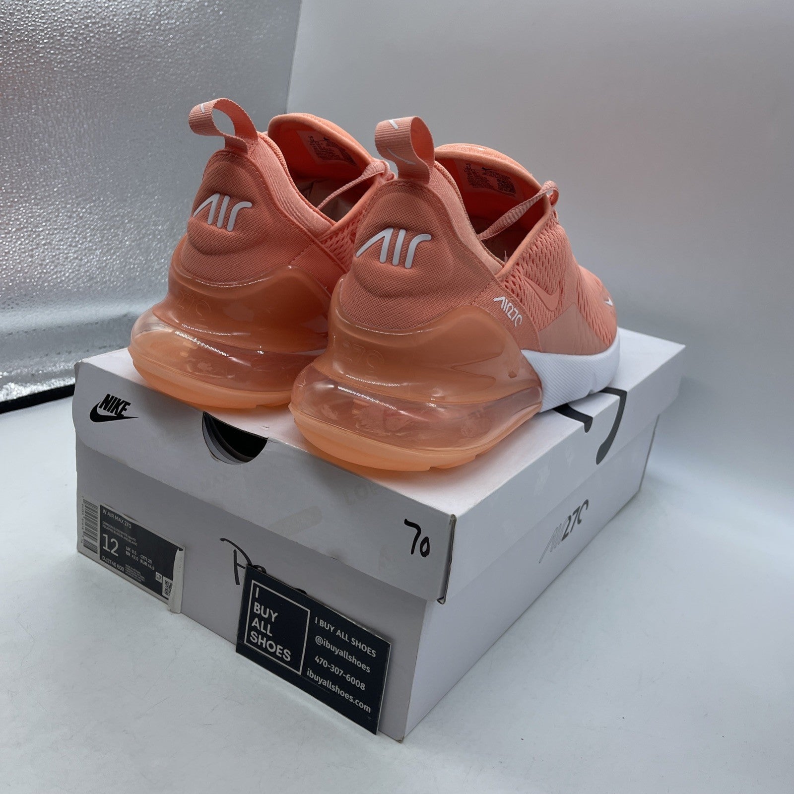 Size 12W - Nike Air Max 270 Crimson Bliss (DJ2746-600)