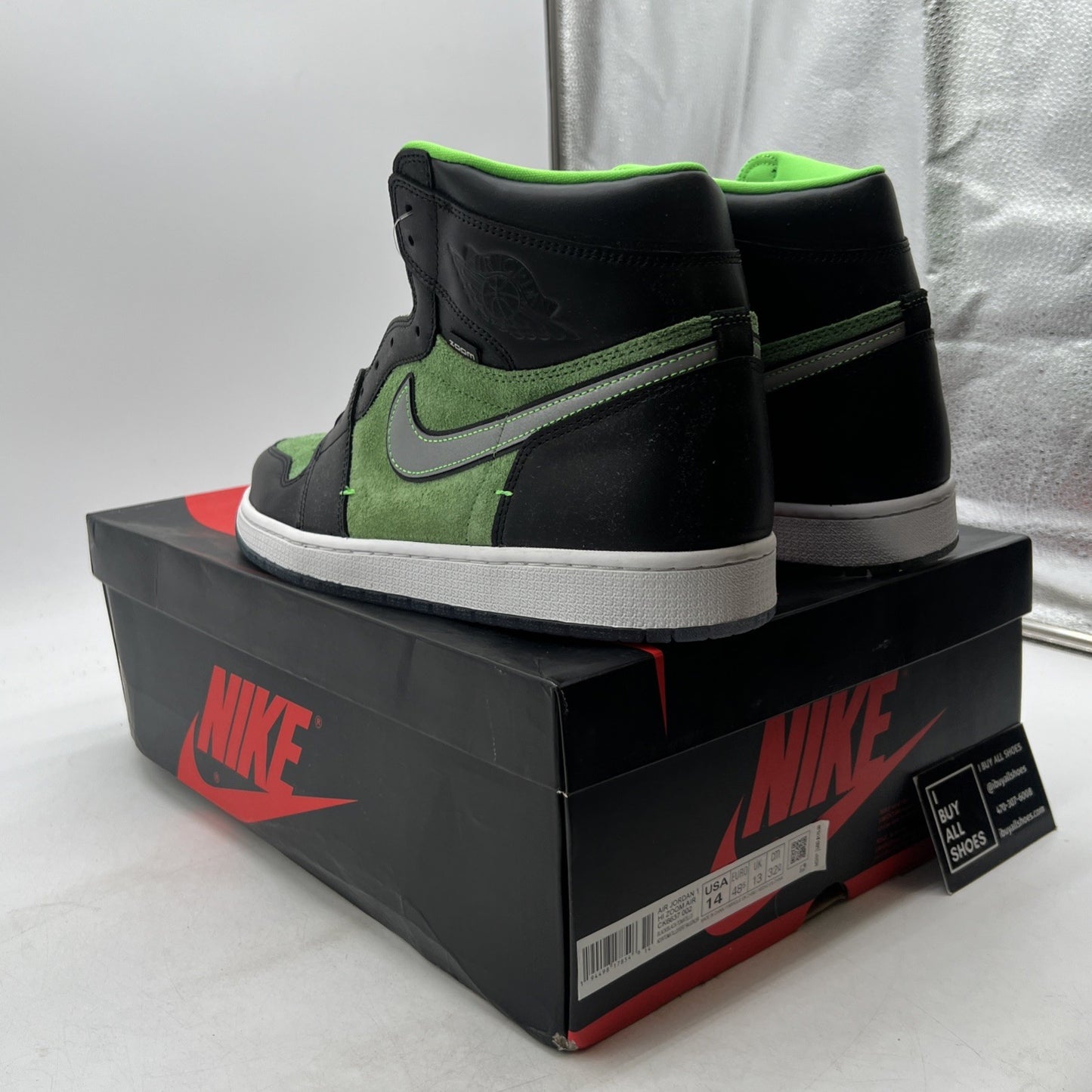 Size 14 - Air Jordan 1 Zoom High Zen Green (CK6637-002)
